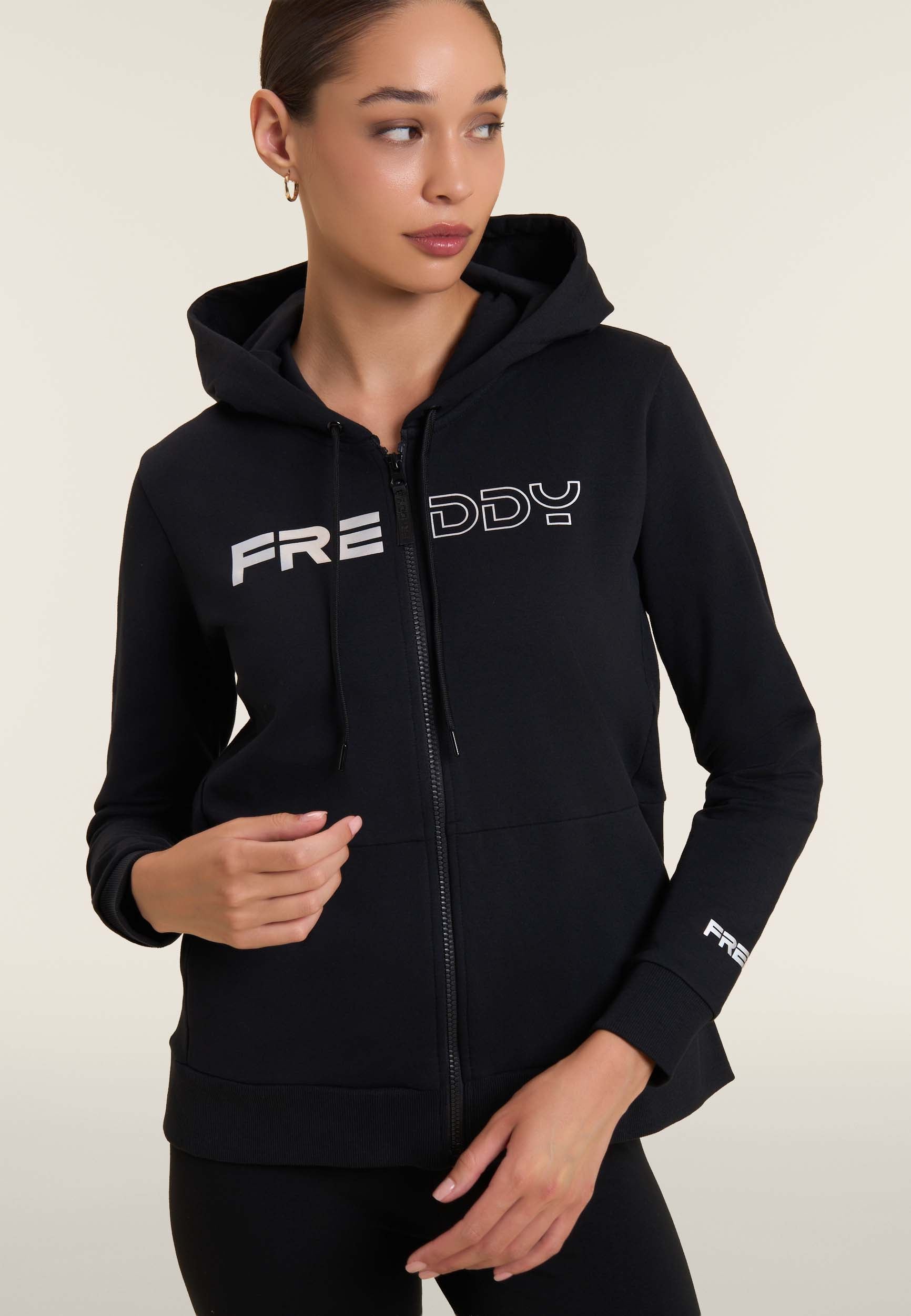 freddy-sweat-full-zip-capuche-logo-perl-comfort image 4
