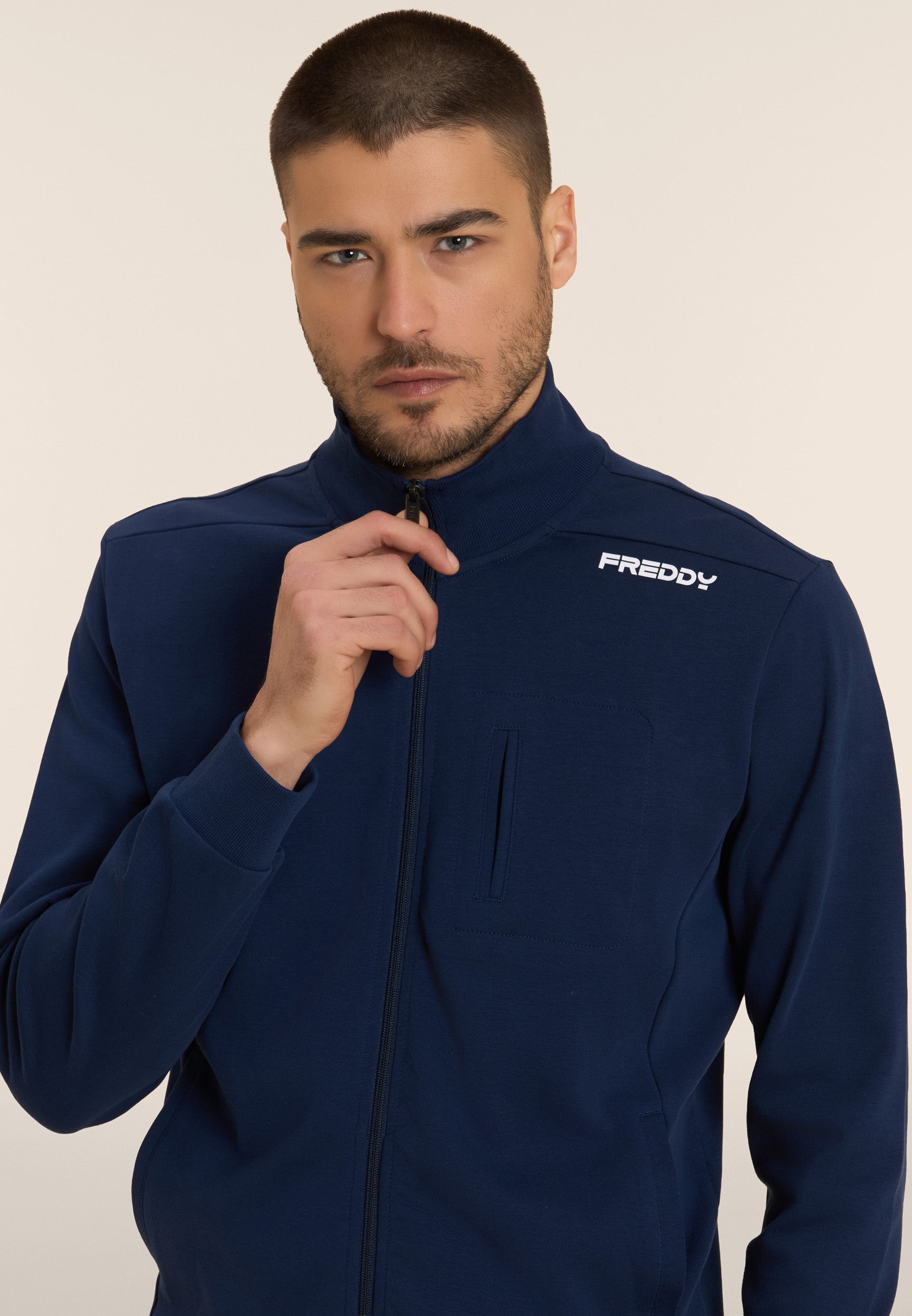 freddy-felpa-full-zip-collo-alto-sweat-zipp-coton-taschino image 4