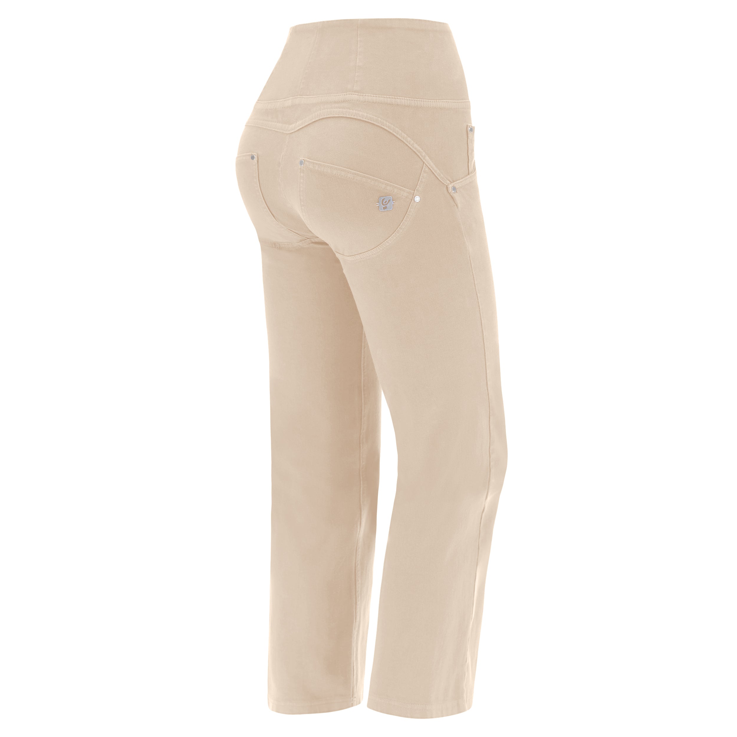 freddy-wr-up-pantalon-push-up-wide-bottom-cropped-en-gabardine image 1