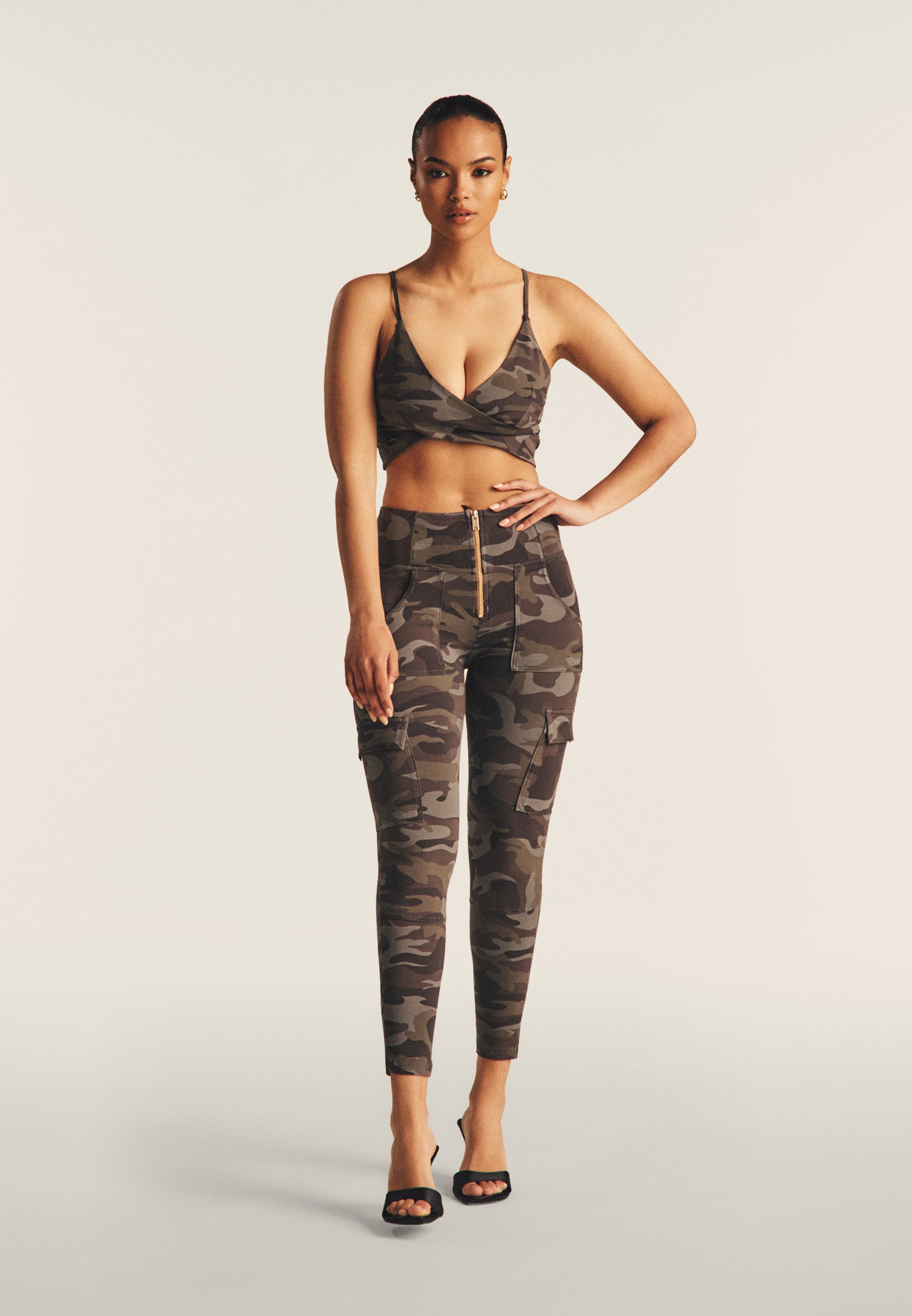 freddy-top-cropped-femme-camo-crois-coton-bio image 2