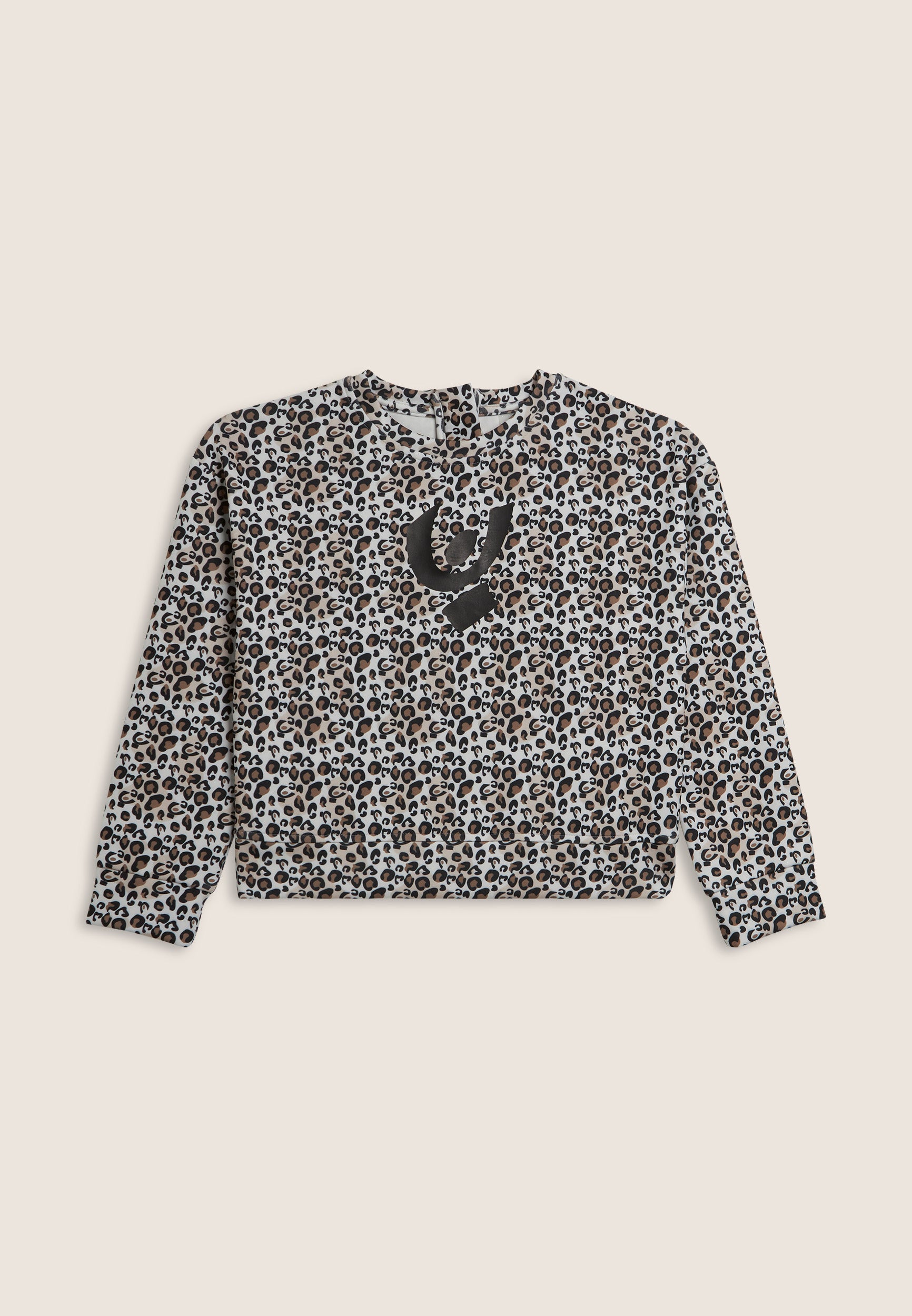 freddy-sweat-cropped-fille-animalier-zip-dorsal image 1