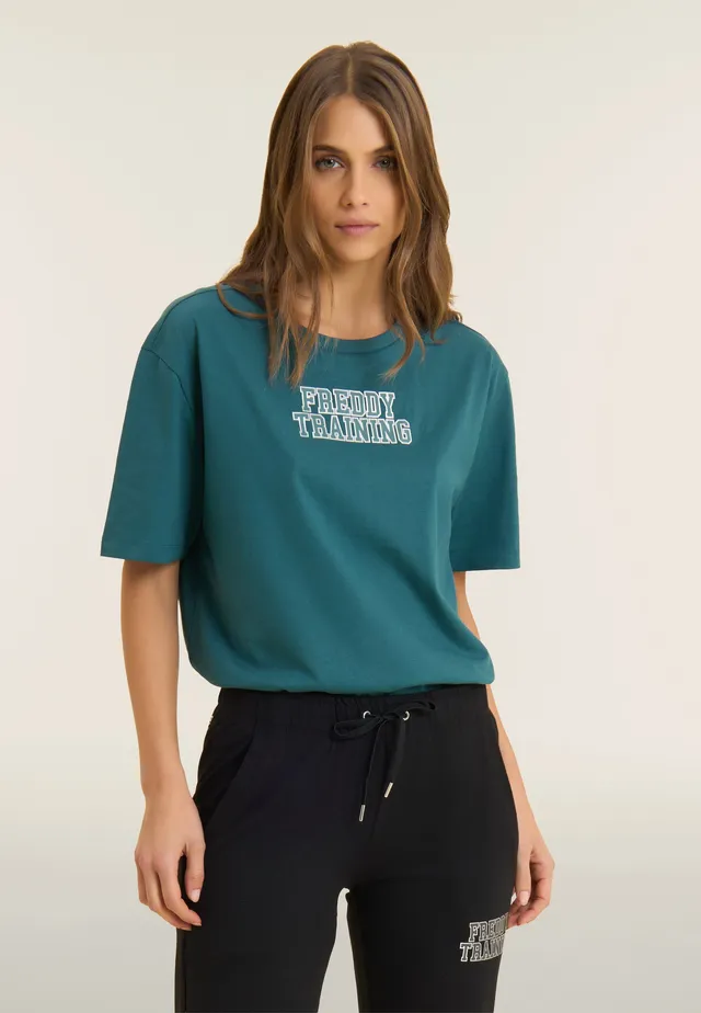 freddy-pantalon-sport-regular-heavy-jersey-gamba-dritta image 1