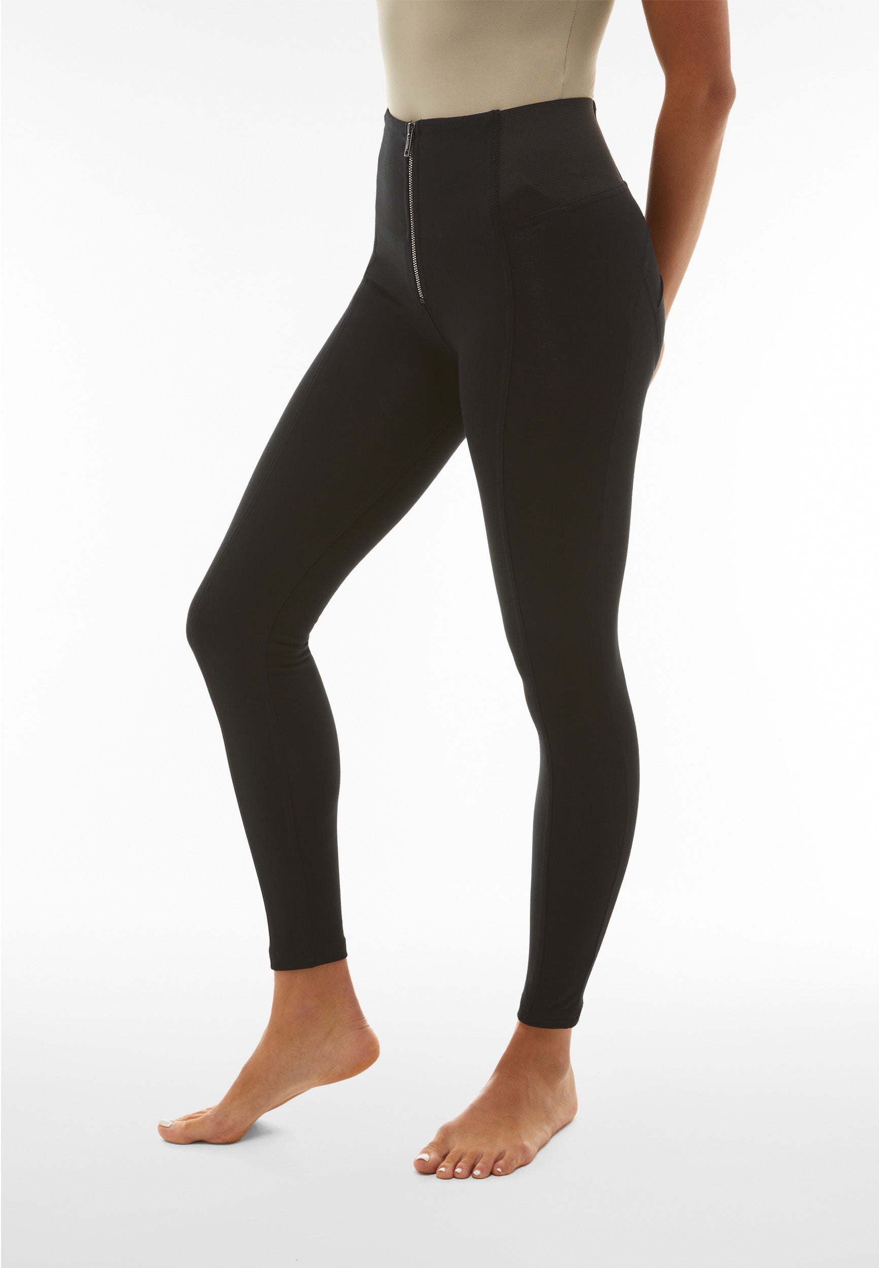 freddy-pantaloni-donna-push-up-wr-up-jersey-vita-alta image 1