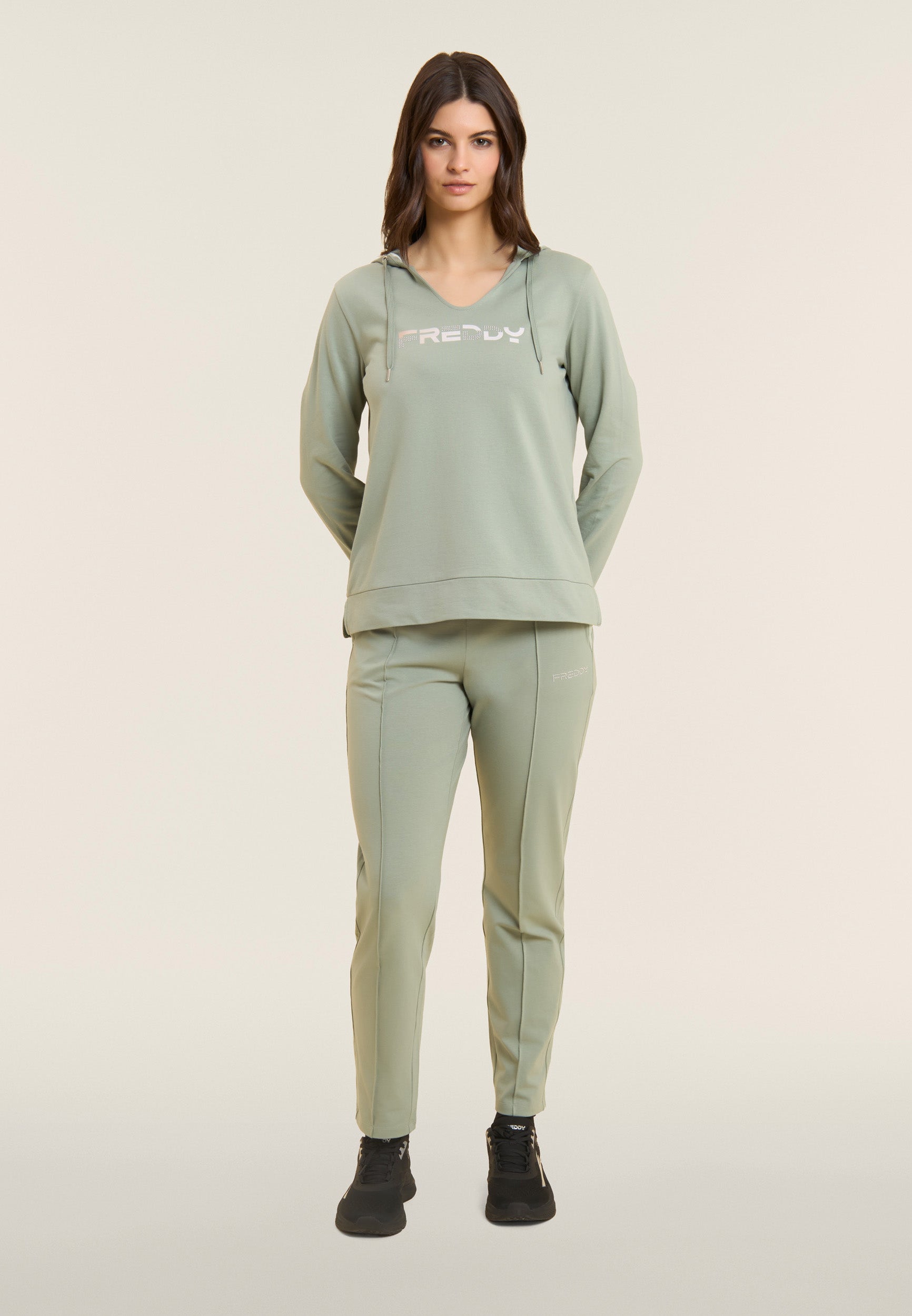 freddy-pantalon-sport-femme-slim-couture-centrale-jersey image 2