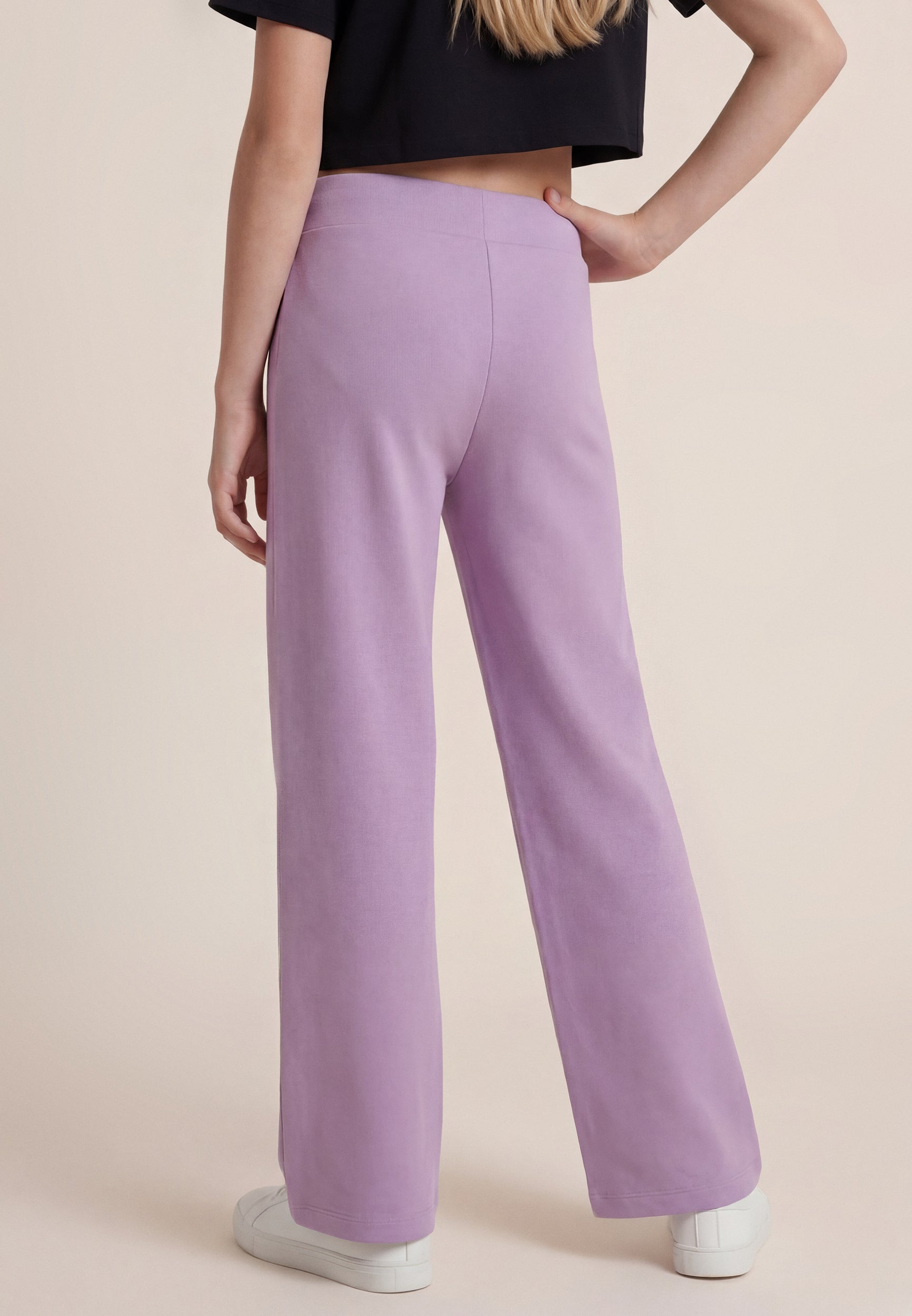 freddy-legging-flare-jersey-fentes-bas-avec-logo-strass image 3