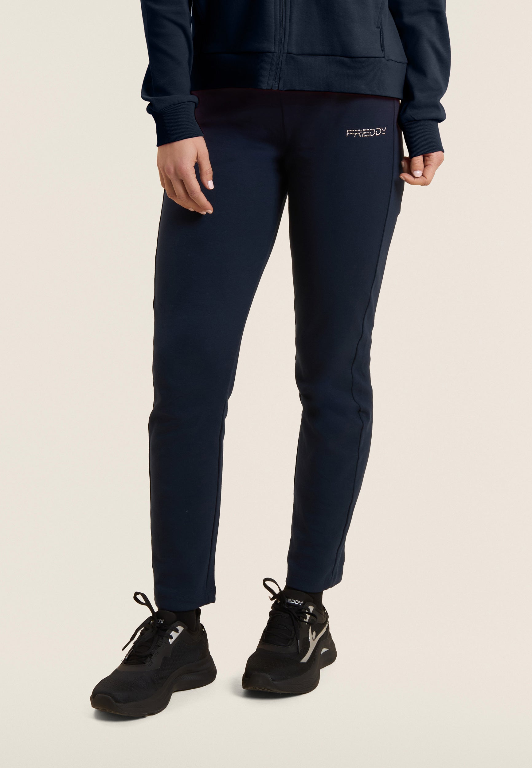 freddy-surv-tement-femme-zip-col-montant-logo-perles-100-coton image 4