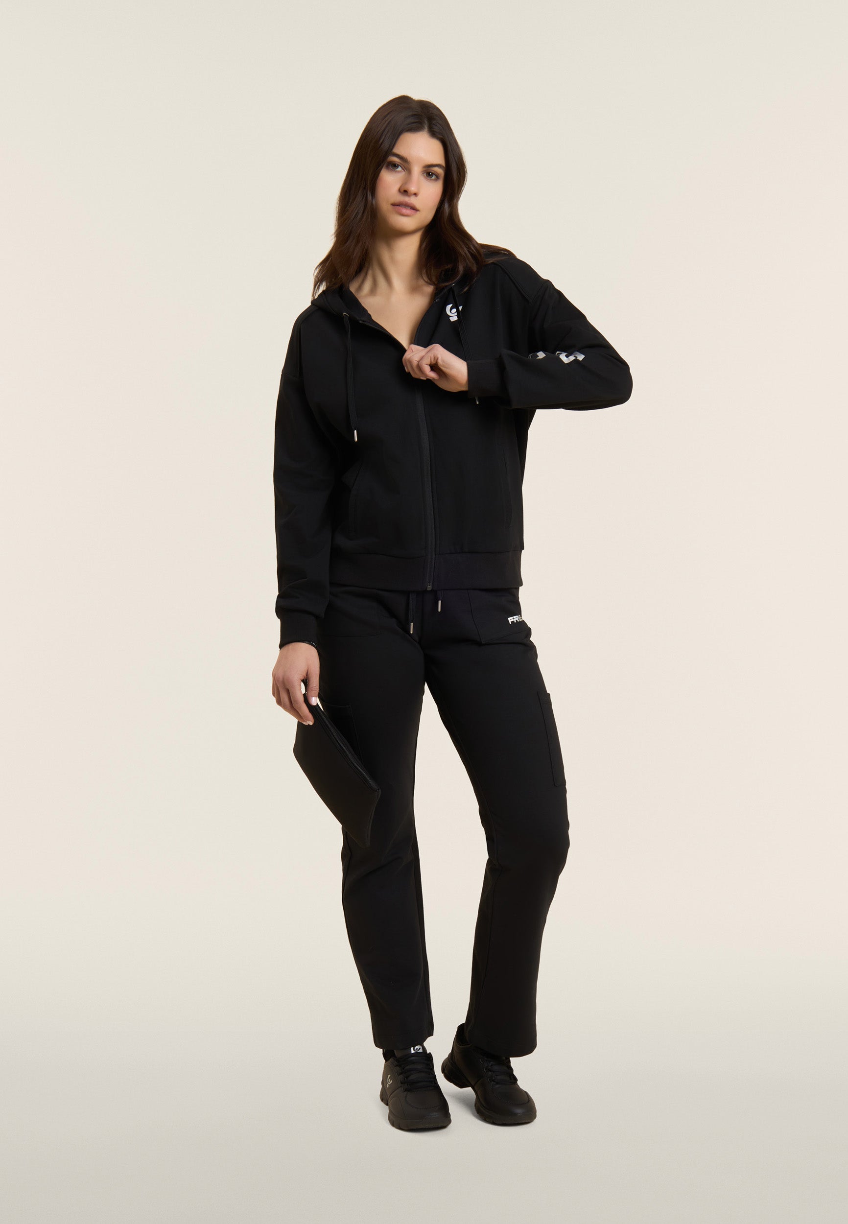 freddy-sweat-zipp-capuche-logo-perl-femme image 5