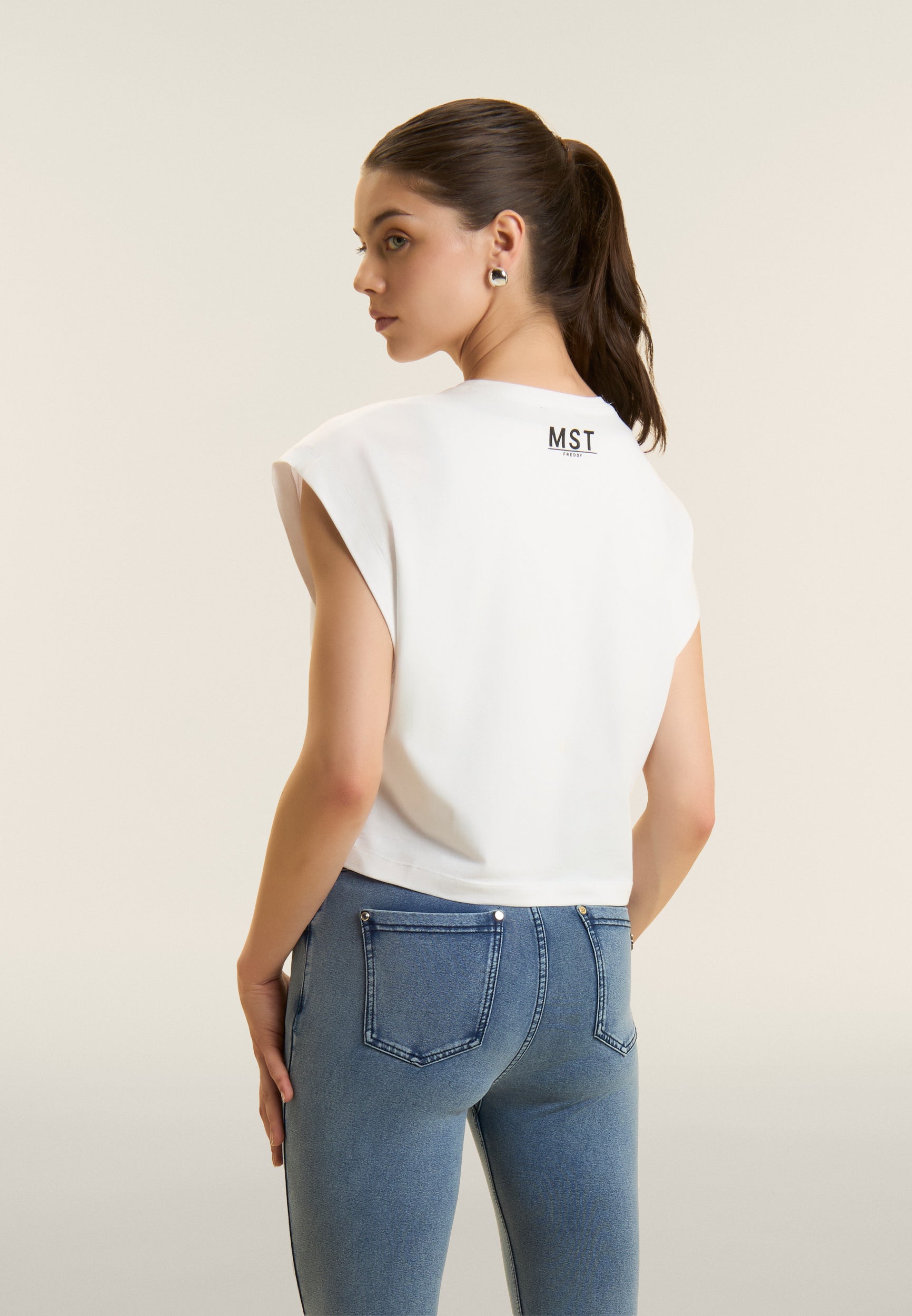 t-shirt-freddy-cropped-mst-t-shirt-manches-courtes-femme image 3