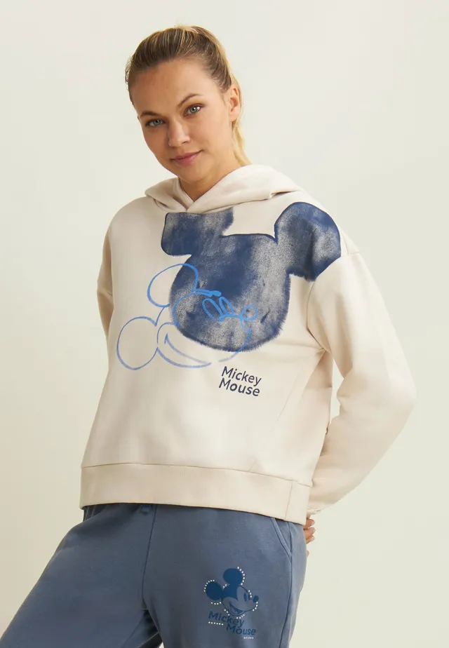 freddy-sweat-femme-capuche-mickey-mouse-acid-wash image 1