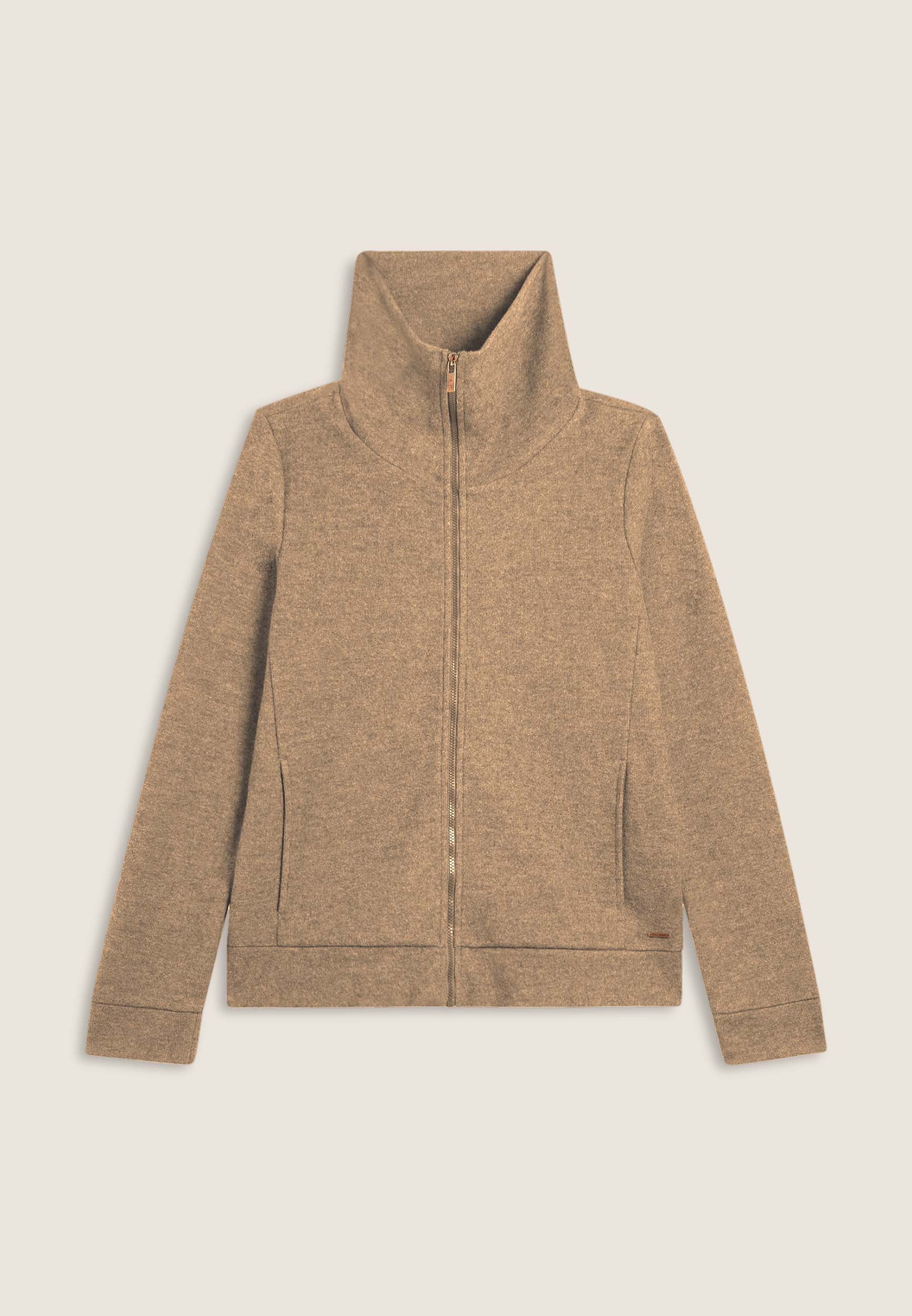 freddy-sweat-femme-full-zip-effet-tricot-col-haut image 8
