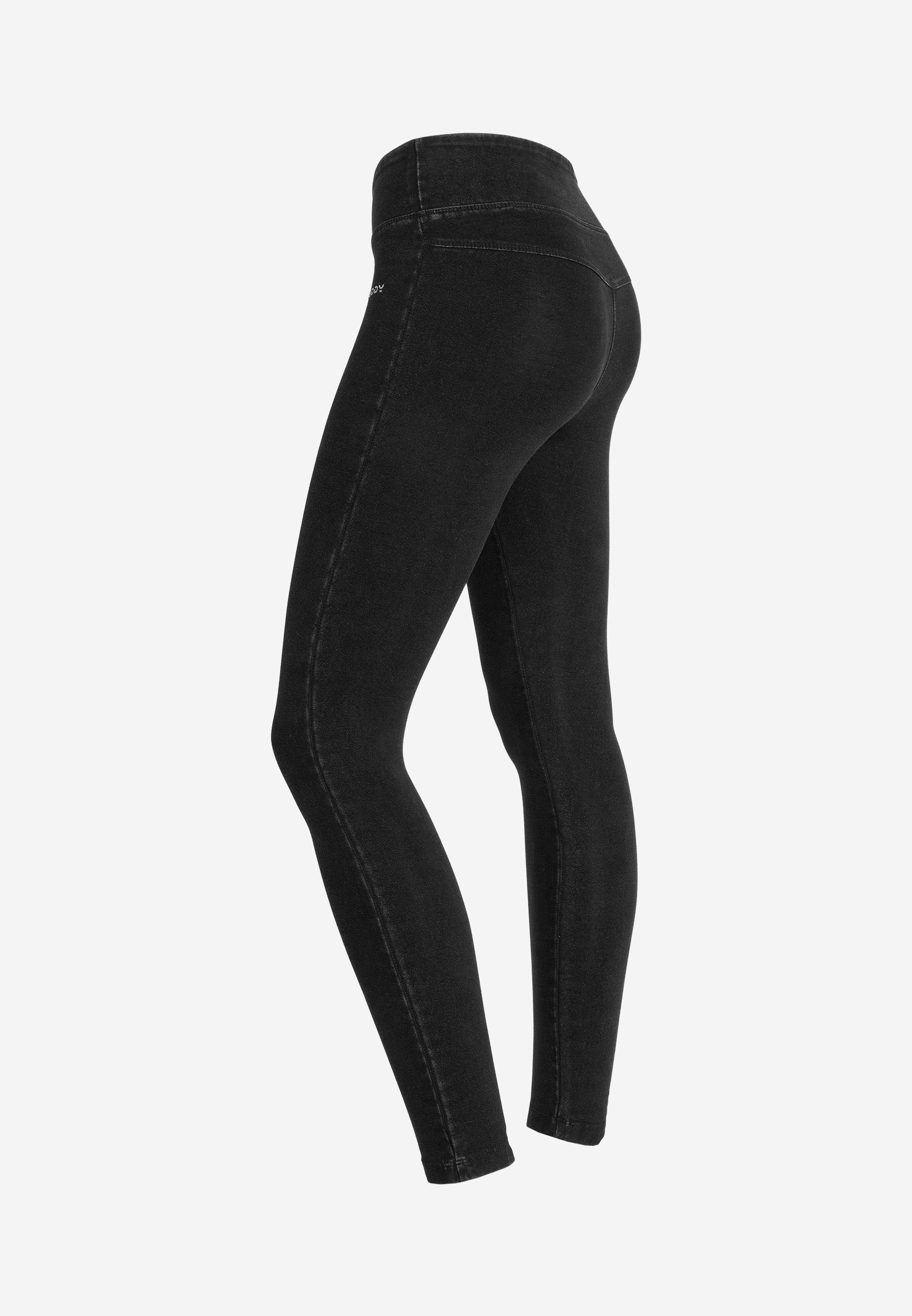 freddy-n-o-w-legging-femme-taille-moyenne-jersey-effet-denim-durable image 7
