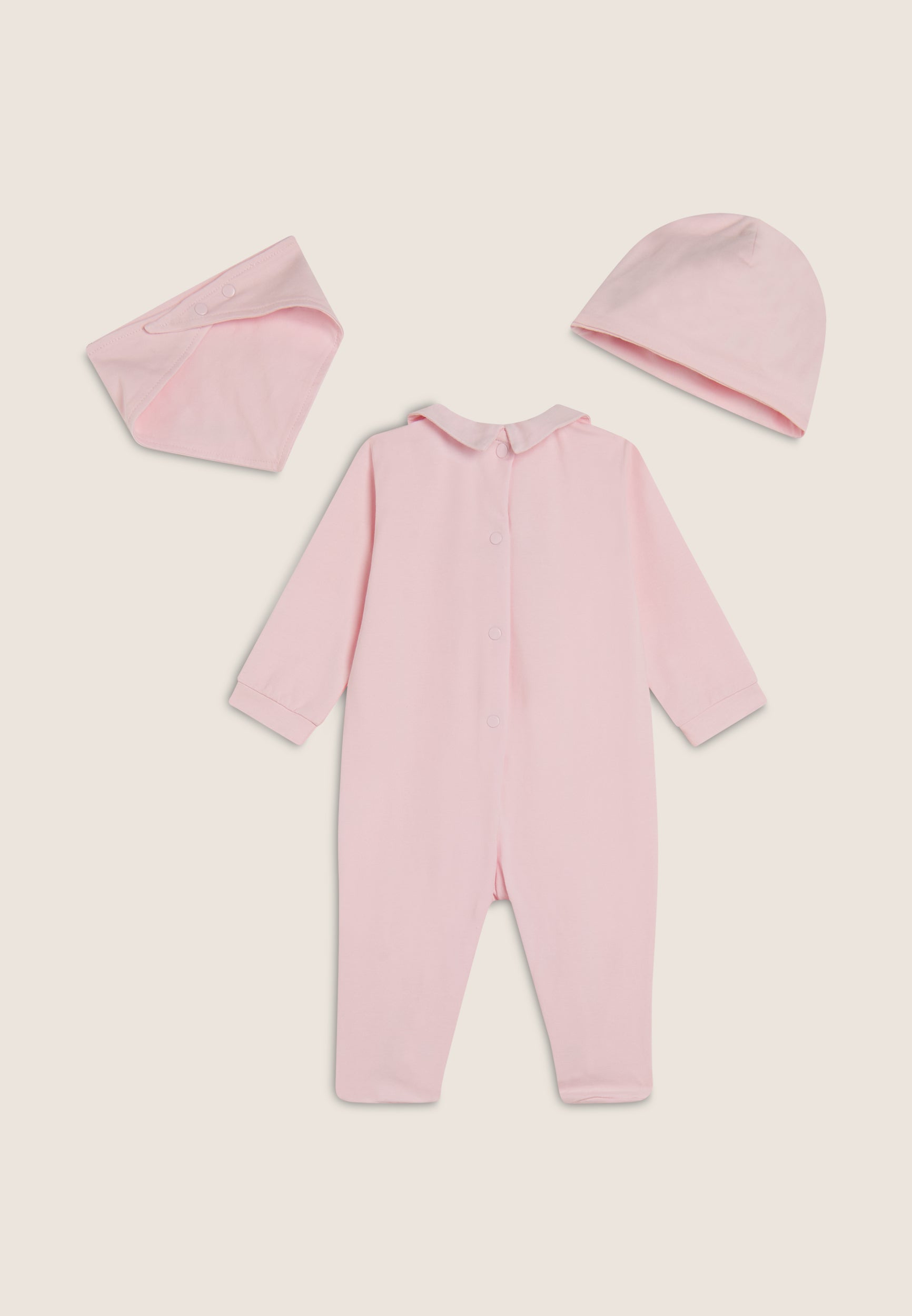freddy-set-b-b-3-pi-ces-tutina-bonnet-bavoir-coton image 5