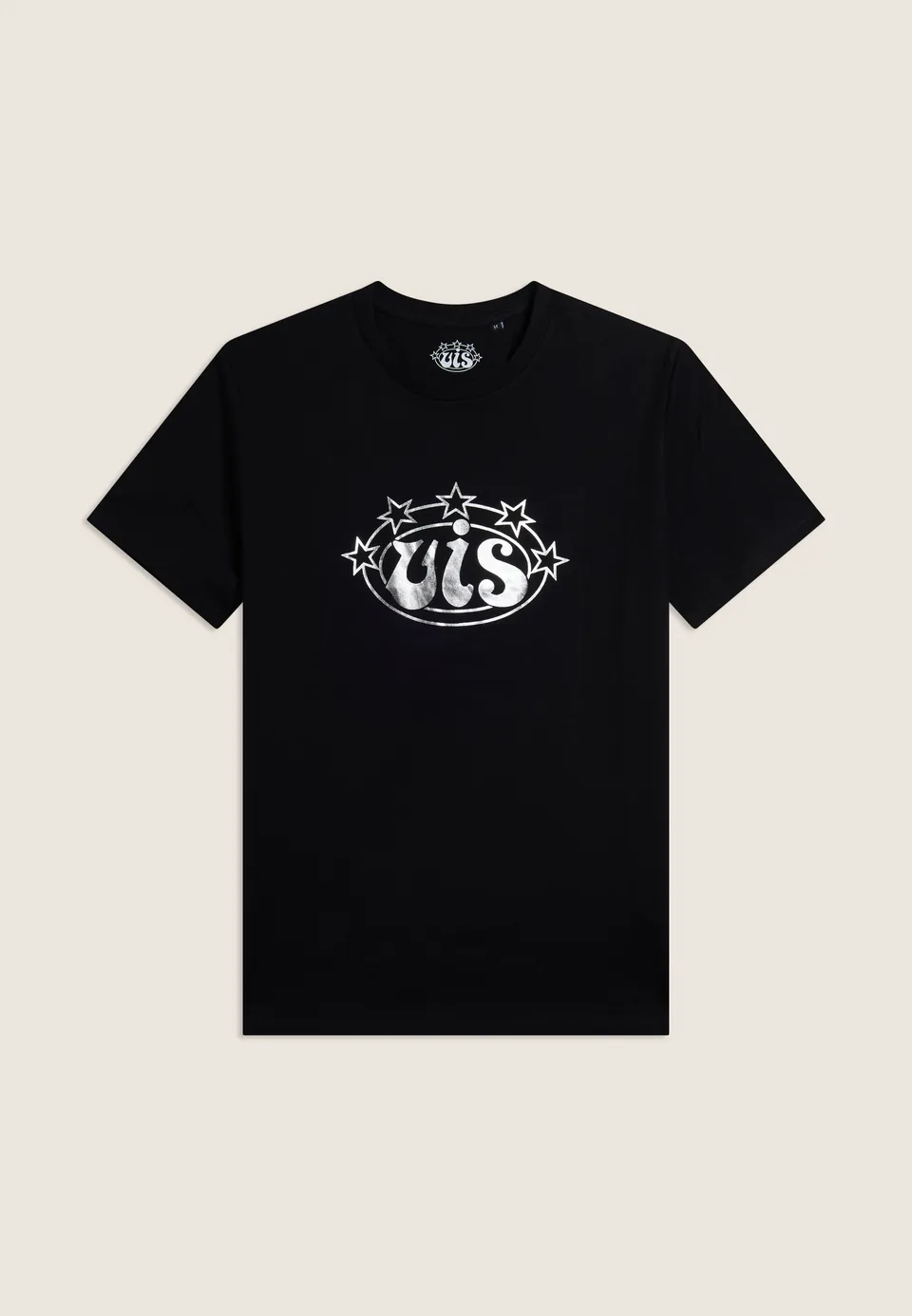 freddy-t-shirt-homme-col-rond-coton-logo-vis-argent image 1