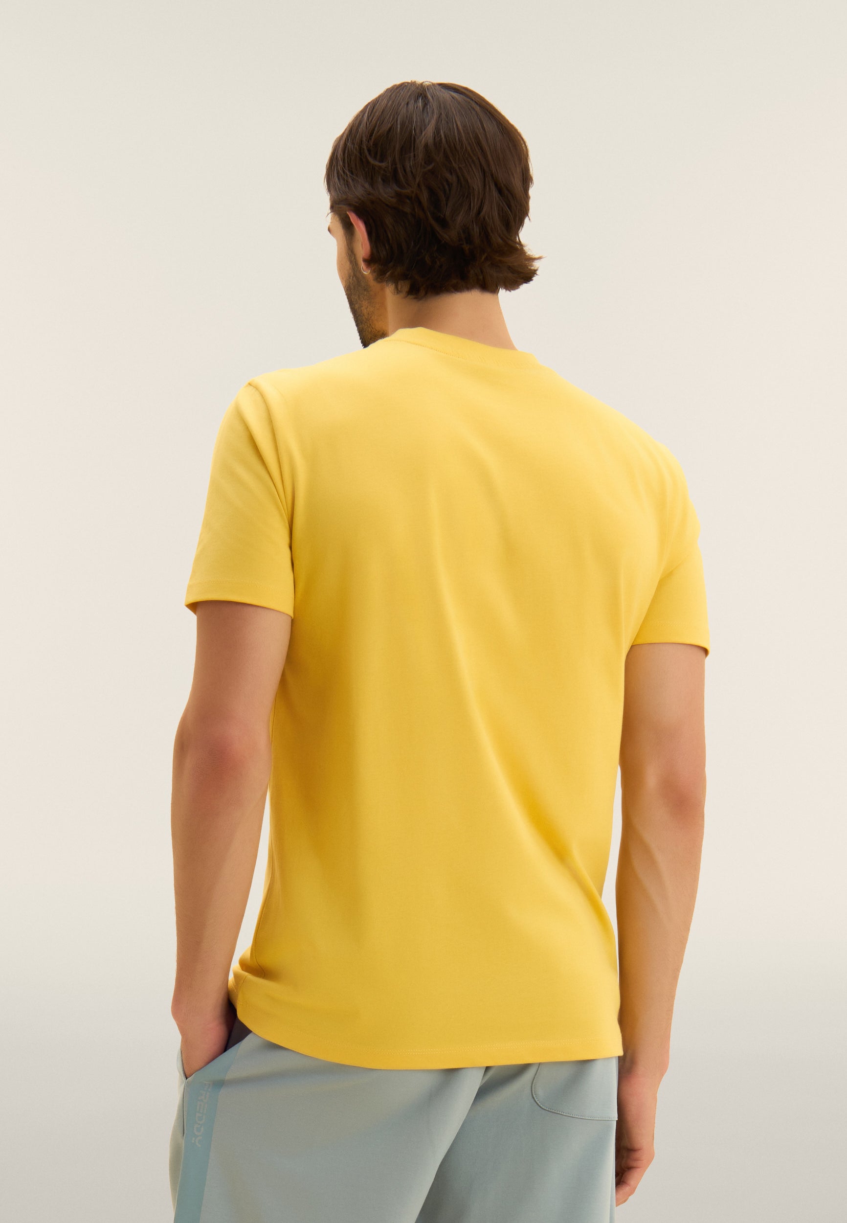 freddy-t-shirt-homme-jersey-coton-logo-ton-sur-ton image 3