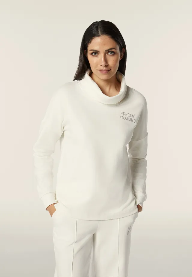 freddy-training-sweat-femme-comfort-fit-col-tube-clous image 1