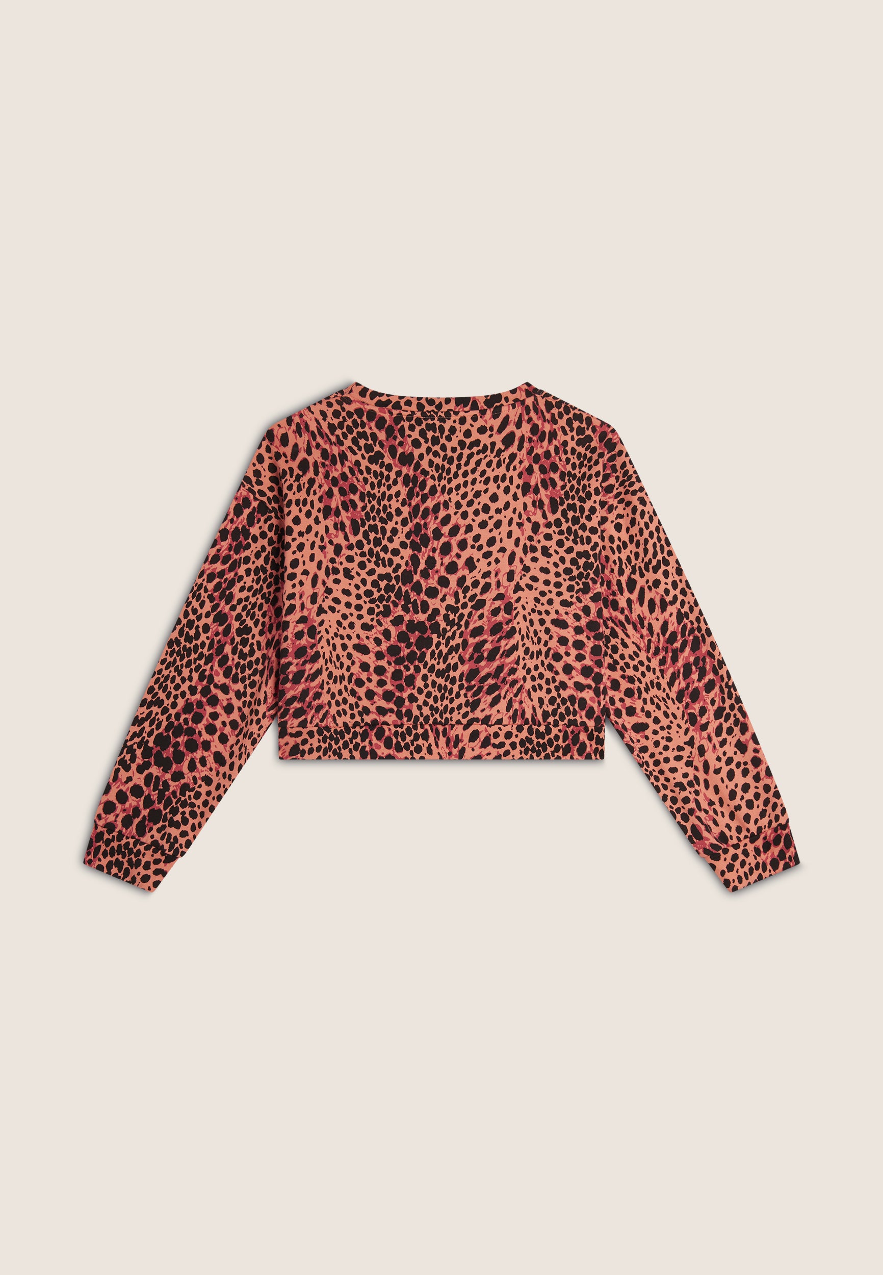 freddy-felpa-cropped-comfort-fit-animalier-sweat-french-terry-femme image 6