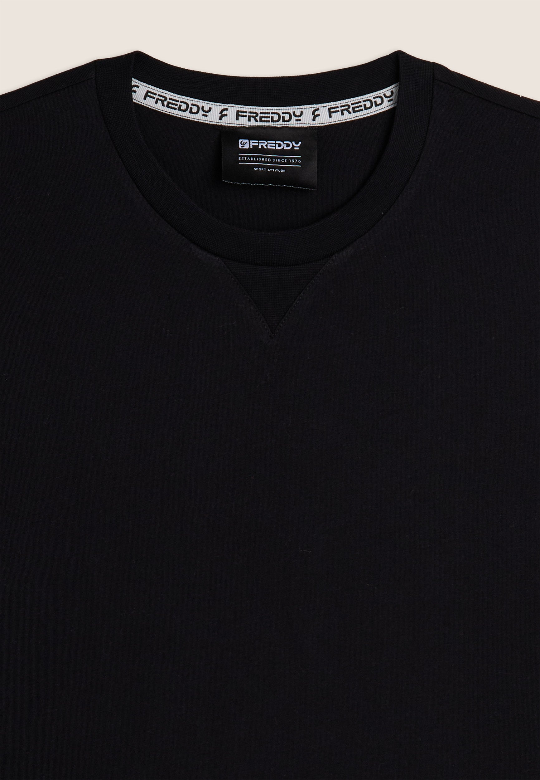 freddy-t-shirt-manches-longues-en-jersey-coton-avec-poignets image 3