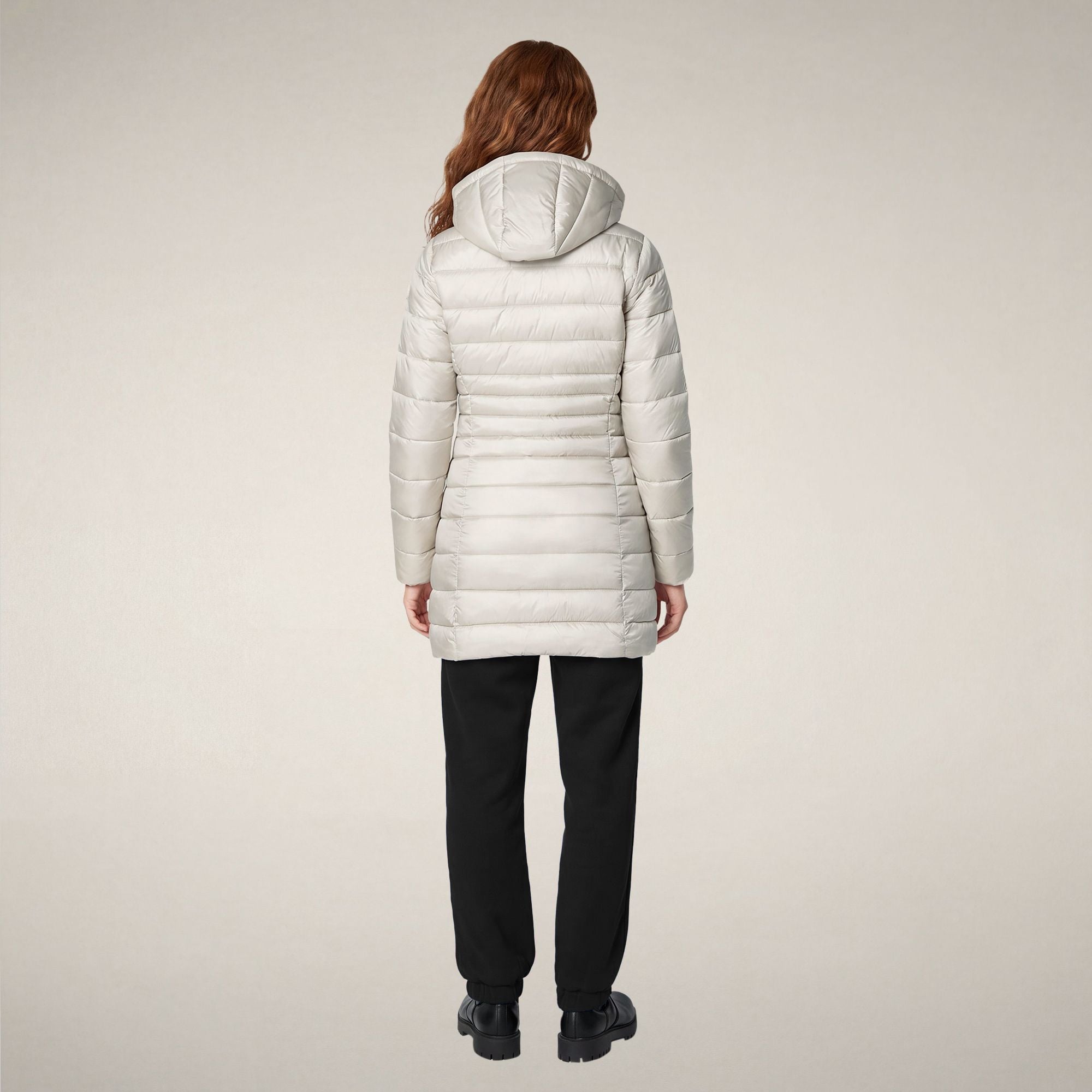 save-the-duck-reese-doudoune-longue-femme-beige-rainy image 2