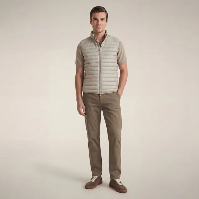 save-the-duck-adam-gilet-homme-beige-clair image 1