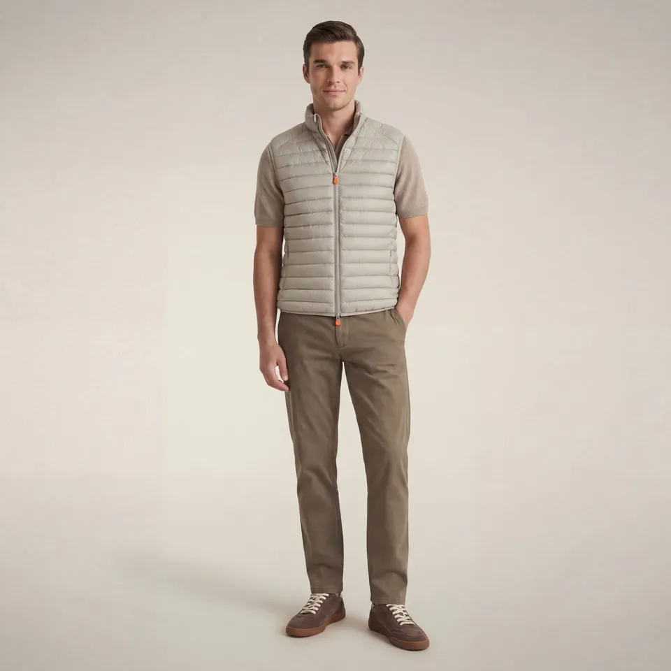 save-the-duck-adam-gilet-homme-beige-clair image 1