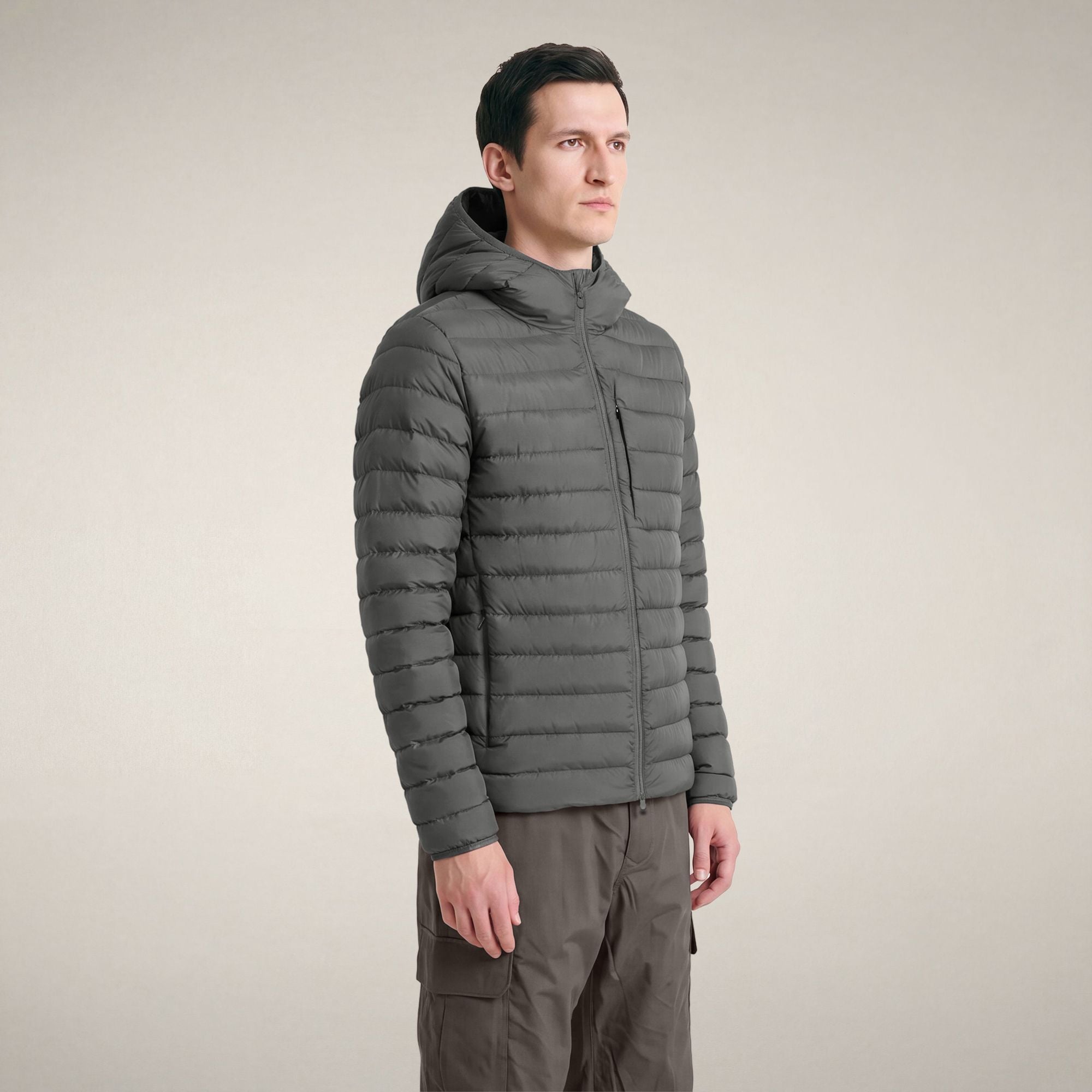 save-the-duck-juncus-piumino-homme-gris-canon-de-fusil image 5