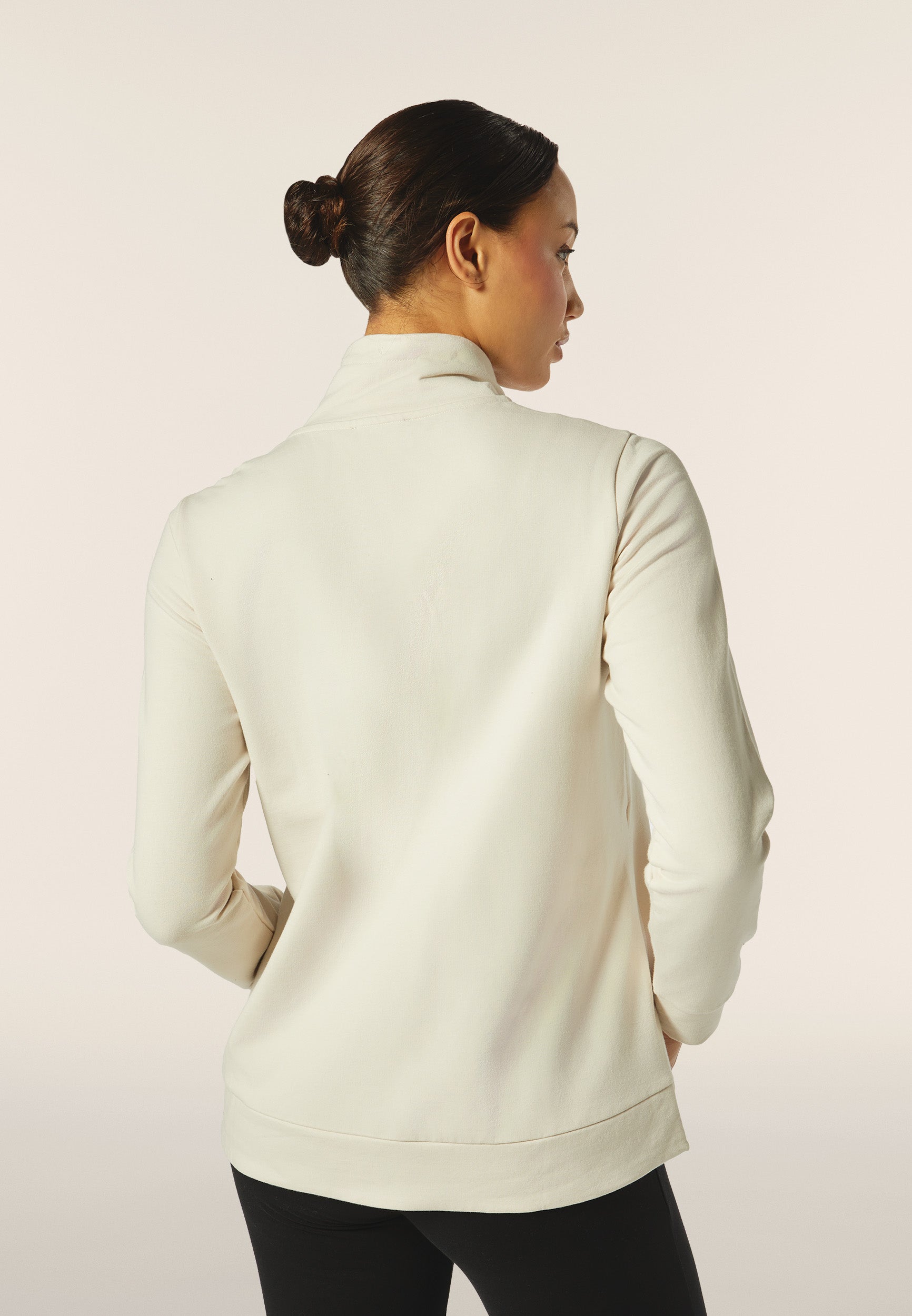 freddy-sweat-femme-comfort-fit-zipp-col-haut-floral image 3