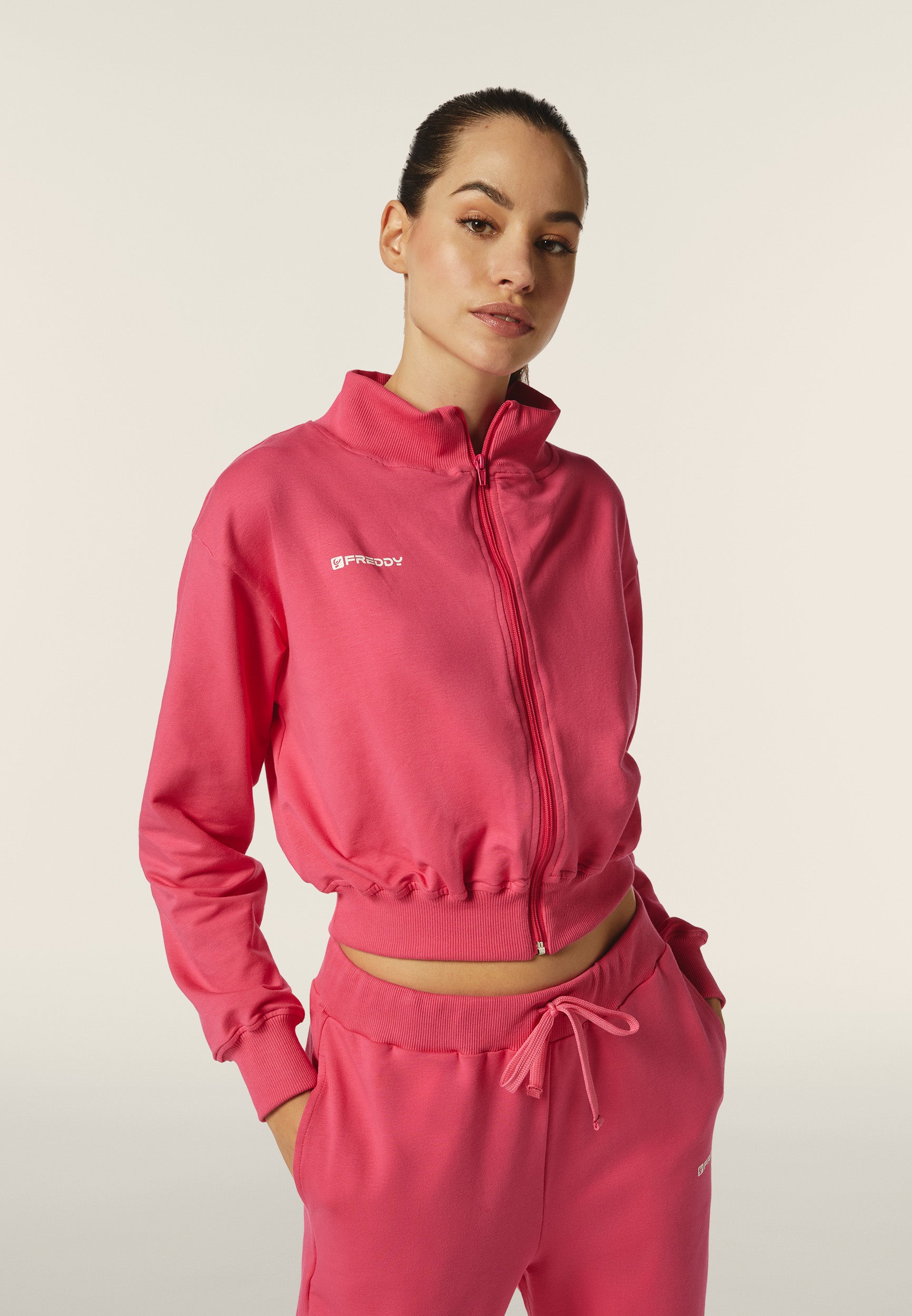 freddy-tuta-attitude-femme-et-junior-sweat-crop-zipp-pantalon image 3