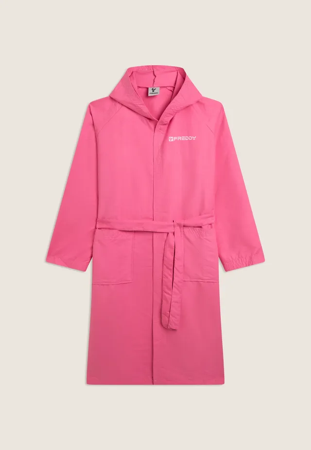 freddy-peignoir-unisexe-microfibre-fuchsia-capuche image 1
