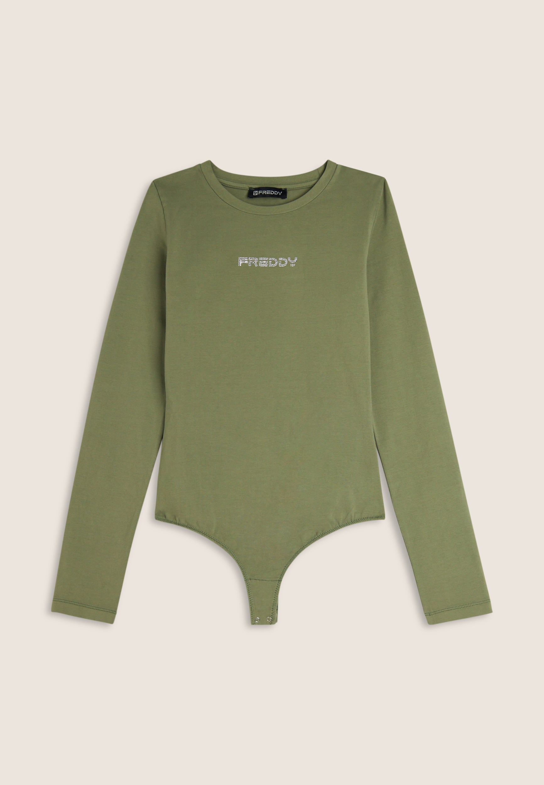 freddy-body-manches-longues-scollo-quadrato-jersey-strass image 8