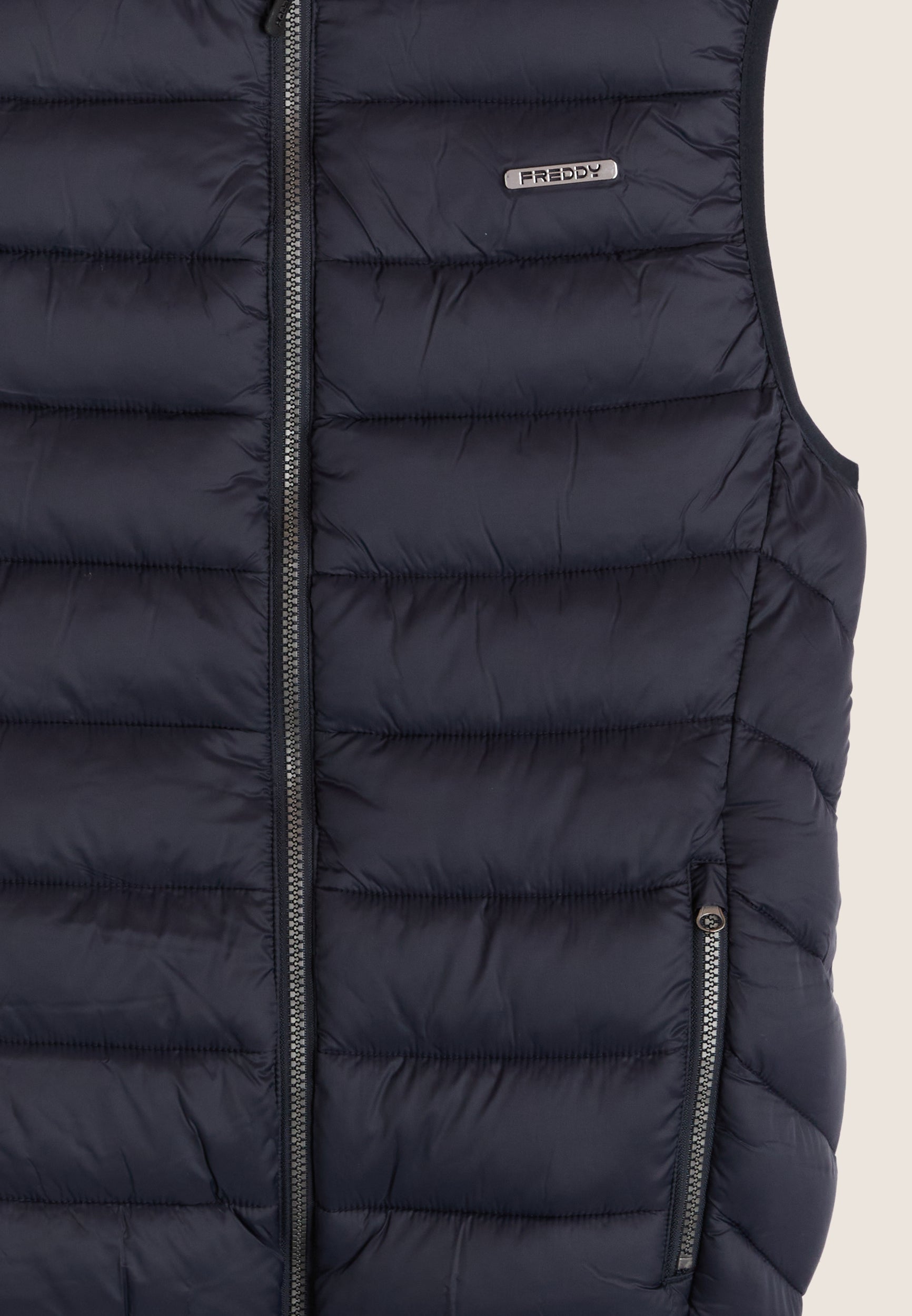 freddy-gilet-homme-matelass-col-haut-faux-duvet image 3
