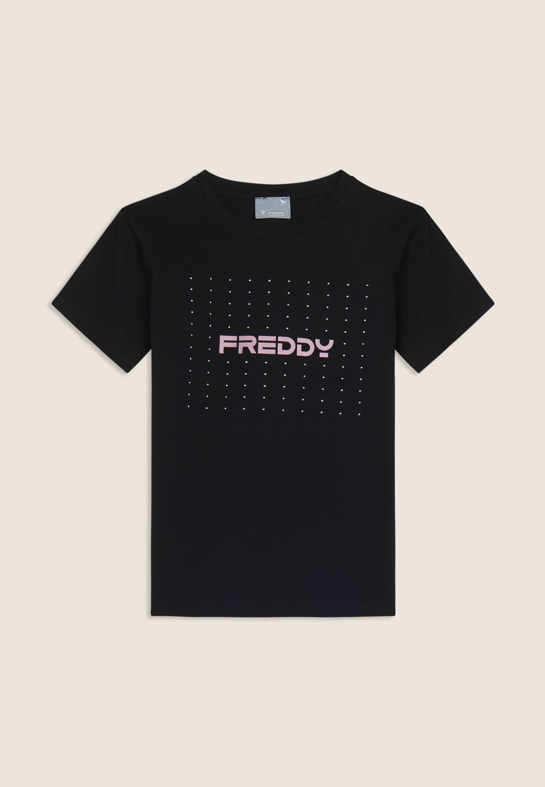 freddy-t-shirt-fille-jersey-logo-strass image 8