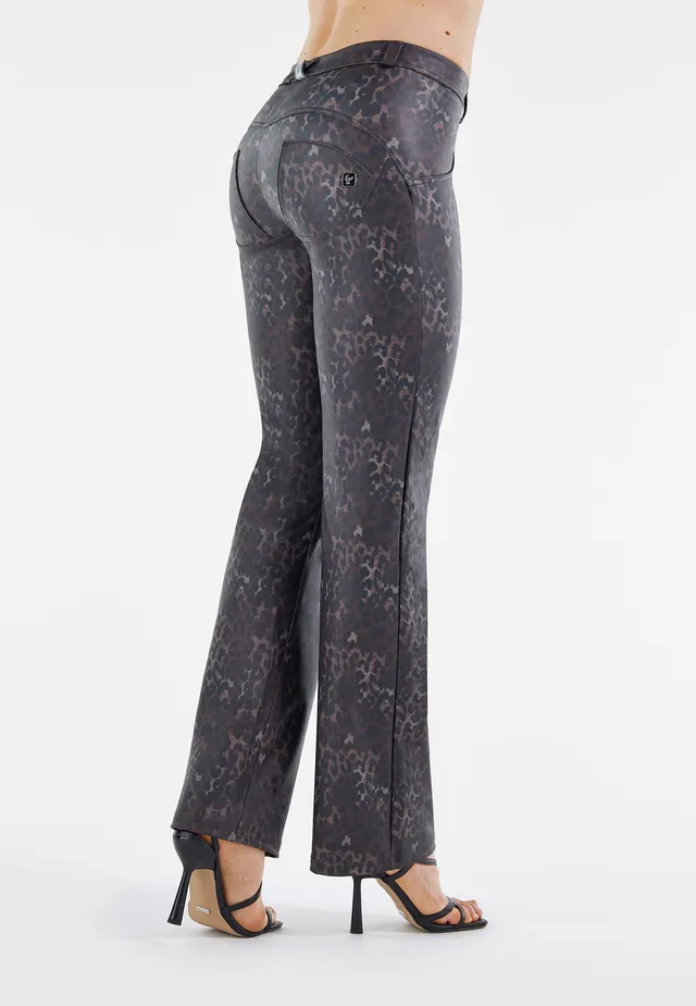 freddy-wr-up-pantalon-wide-leg-similpelle-animalier-push-up image 1
