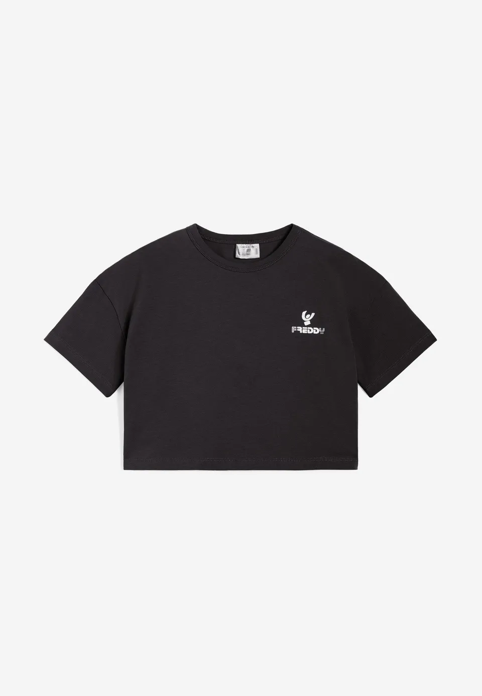 freddy-t-shirt-fille-comfort-fit-court-coton-lastique image 1