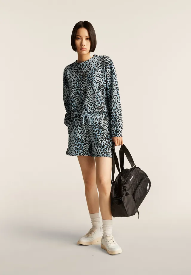 freddy-short-regular-fit-french-terry-imprim-animalier image 1
