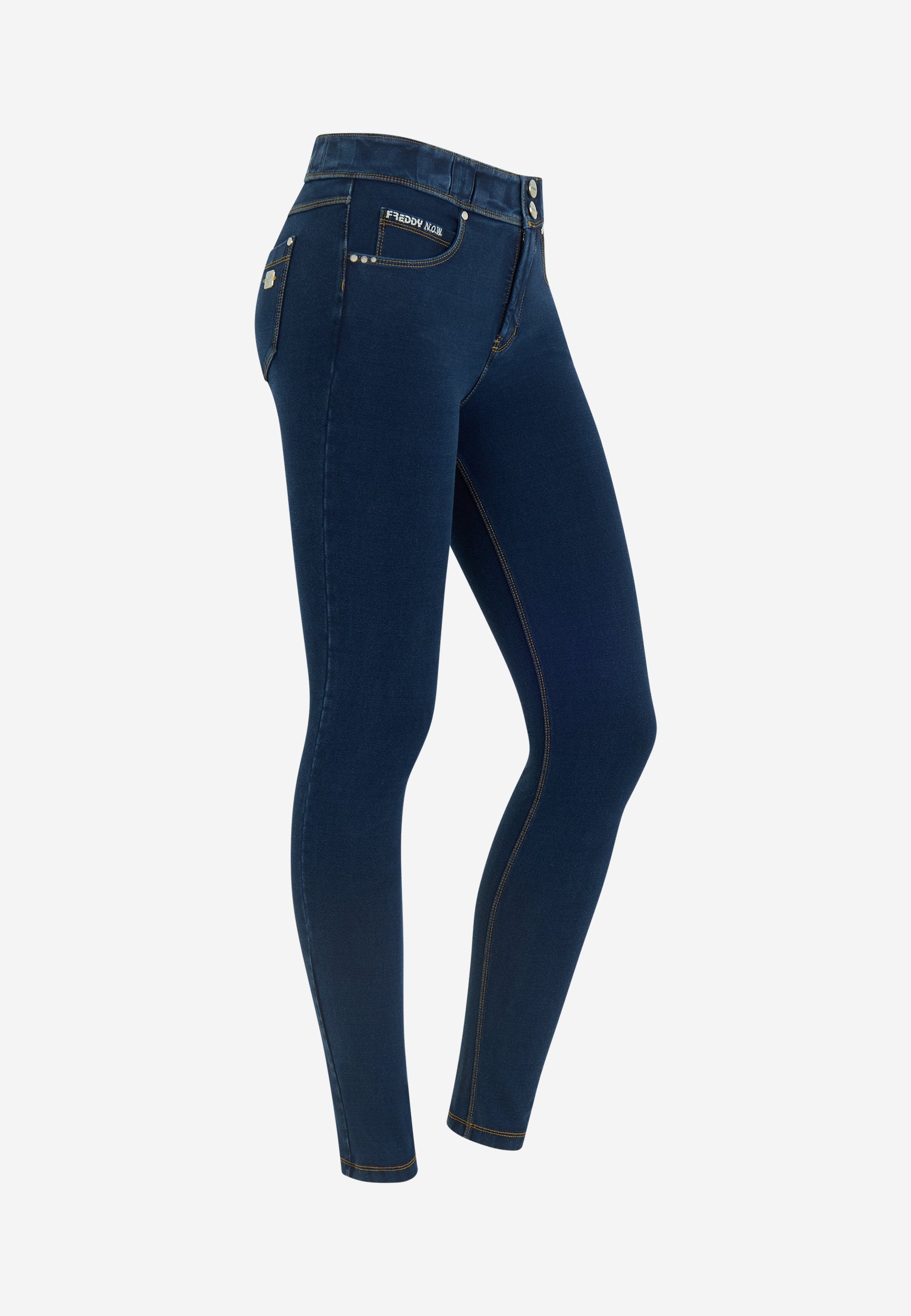 freddy-n-o-w-pants-jeggings-skinny-taille-moyenne-jersey-denim image 4