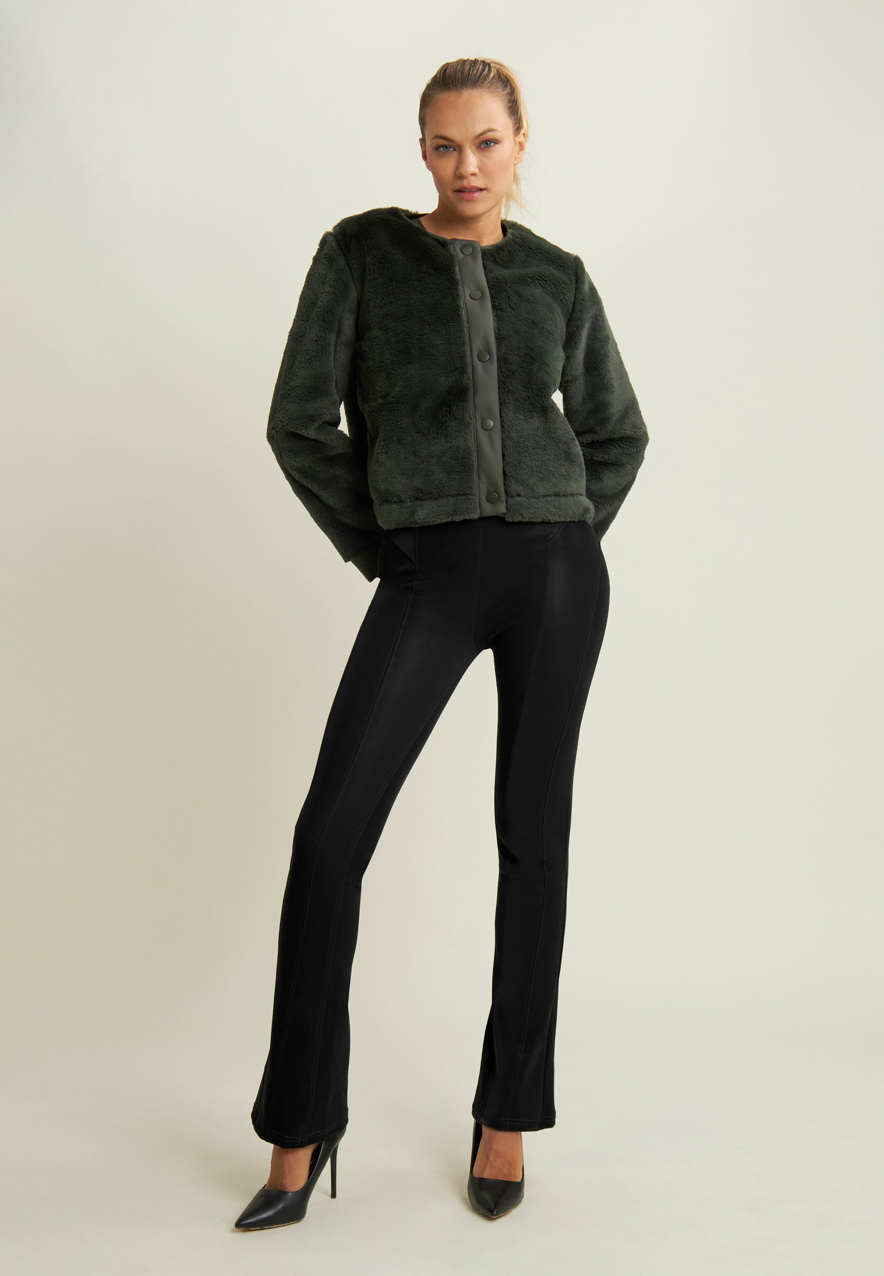freddy-wr-up-pantalon-superskinny-mini-flare-wet-simili-cuir image 2