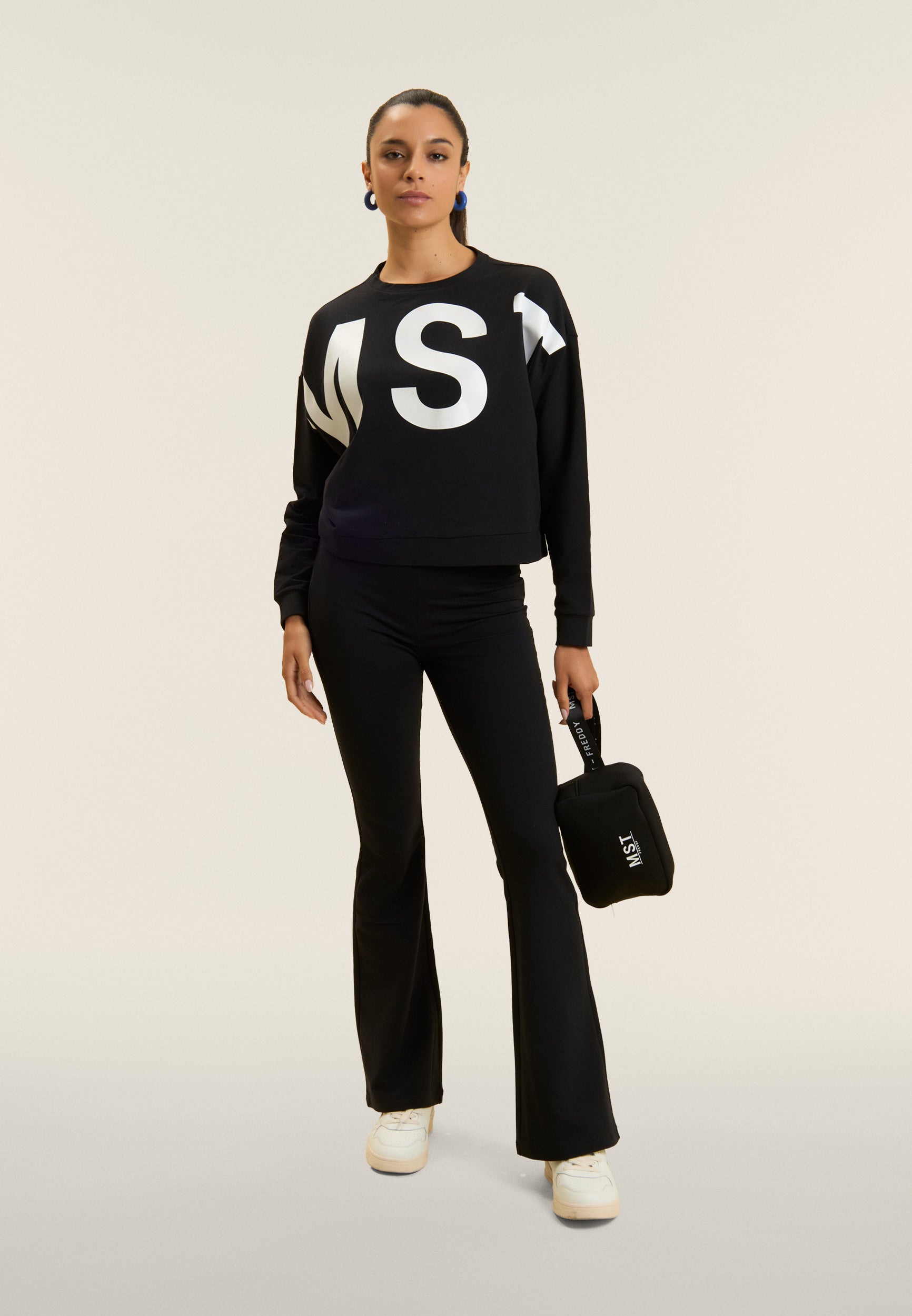 freddy-pantalon-de-sport-super-flare-french-terry-coton image 2