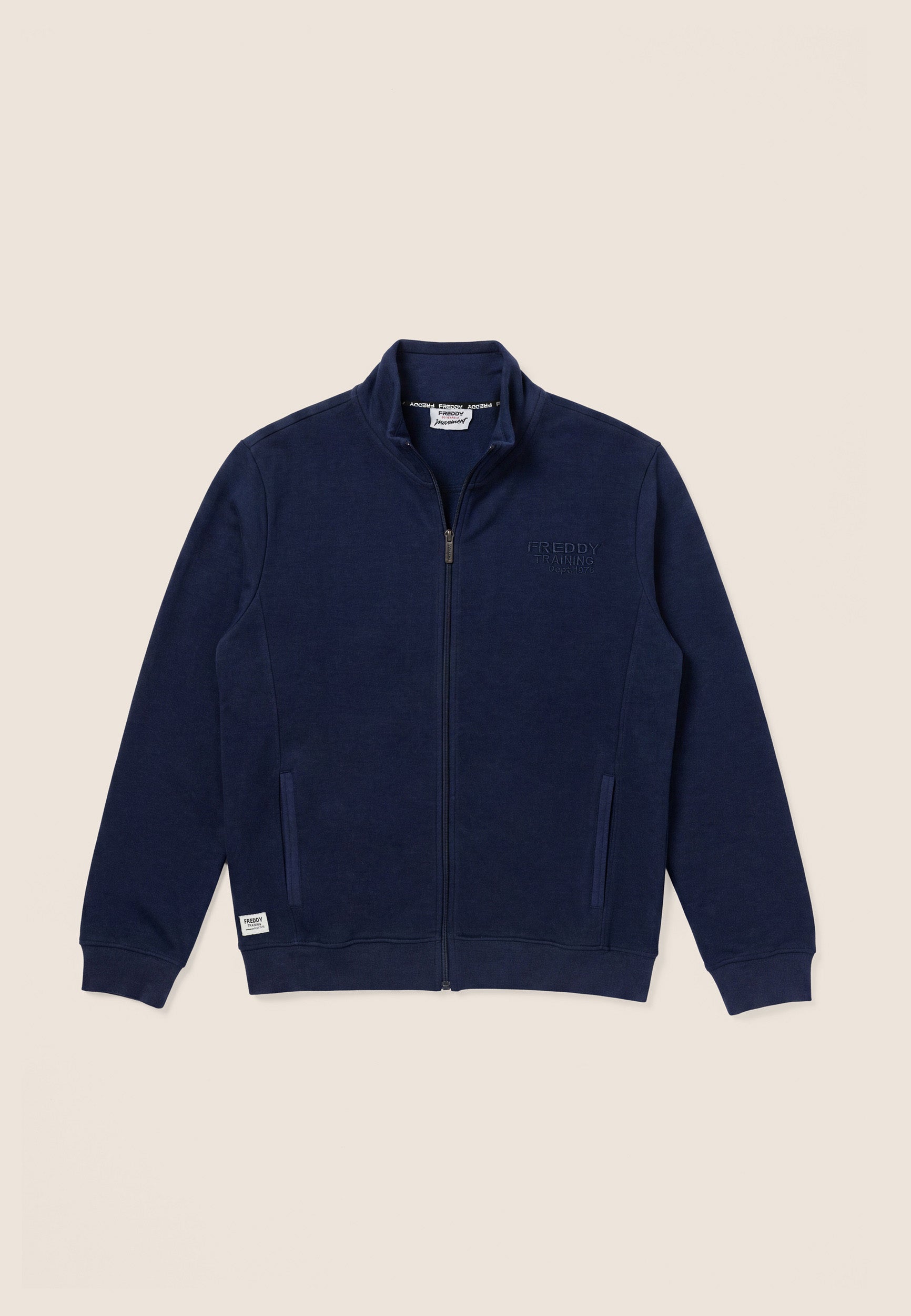 freddy-training-sweat-homme-full-zip-col-montant-broderie-coeur image 1