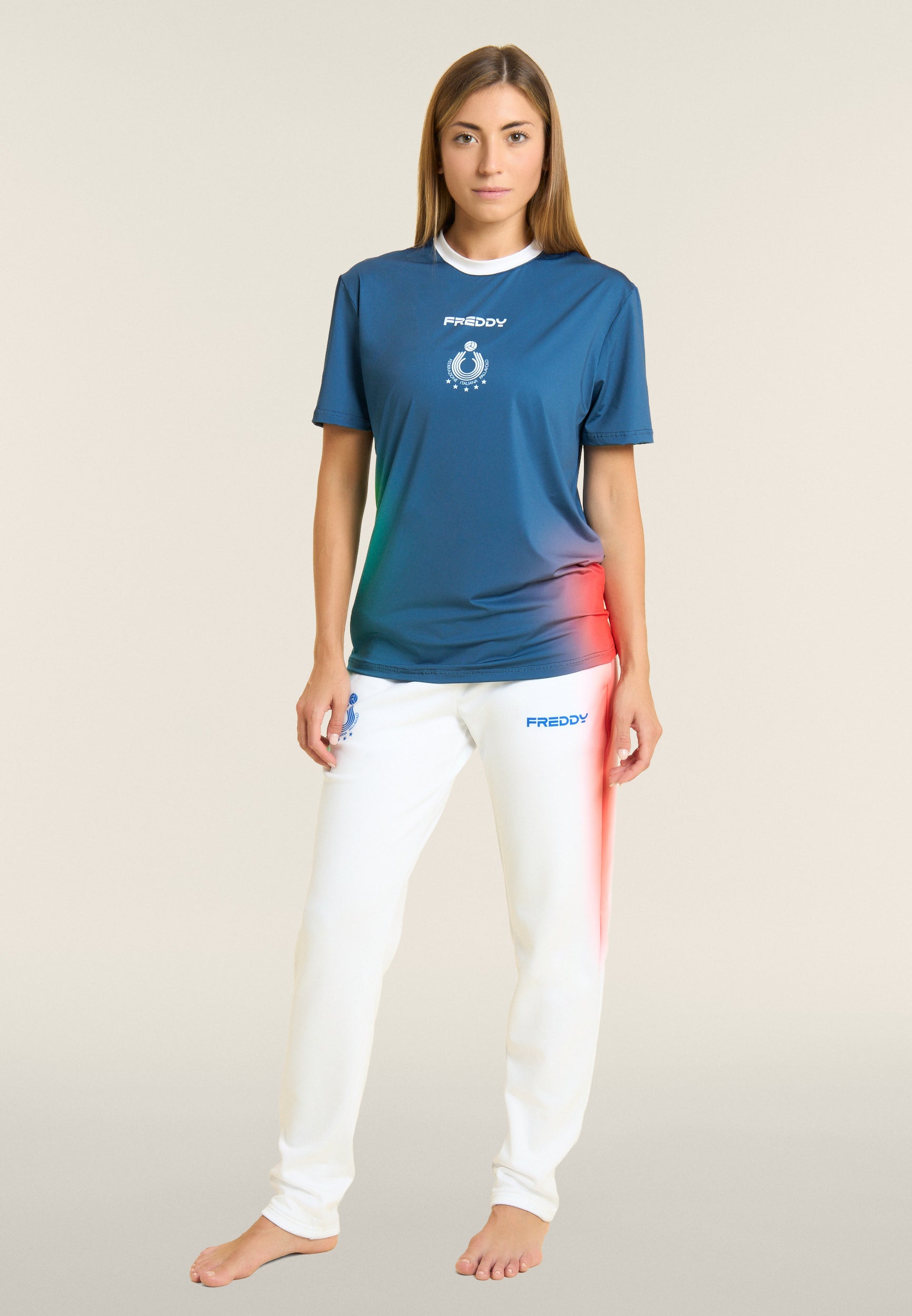 freddy-t-shirt-femme-beach-volley-italie-2025-26-anti-uv-50 image 5