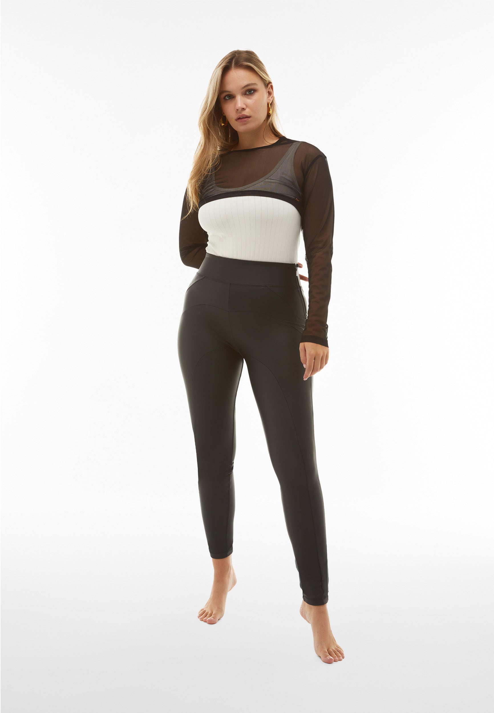 freddy-pantalon-wr-up-similicuir-lamin-push-up-skinny image 2