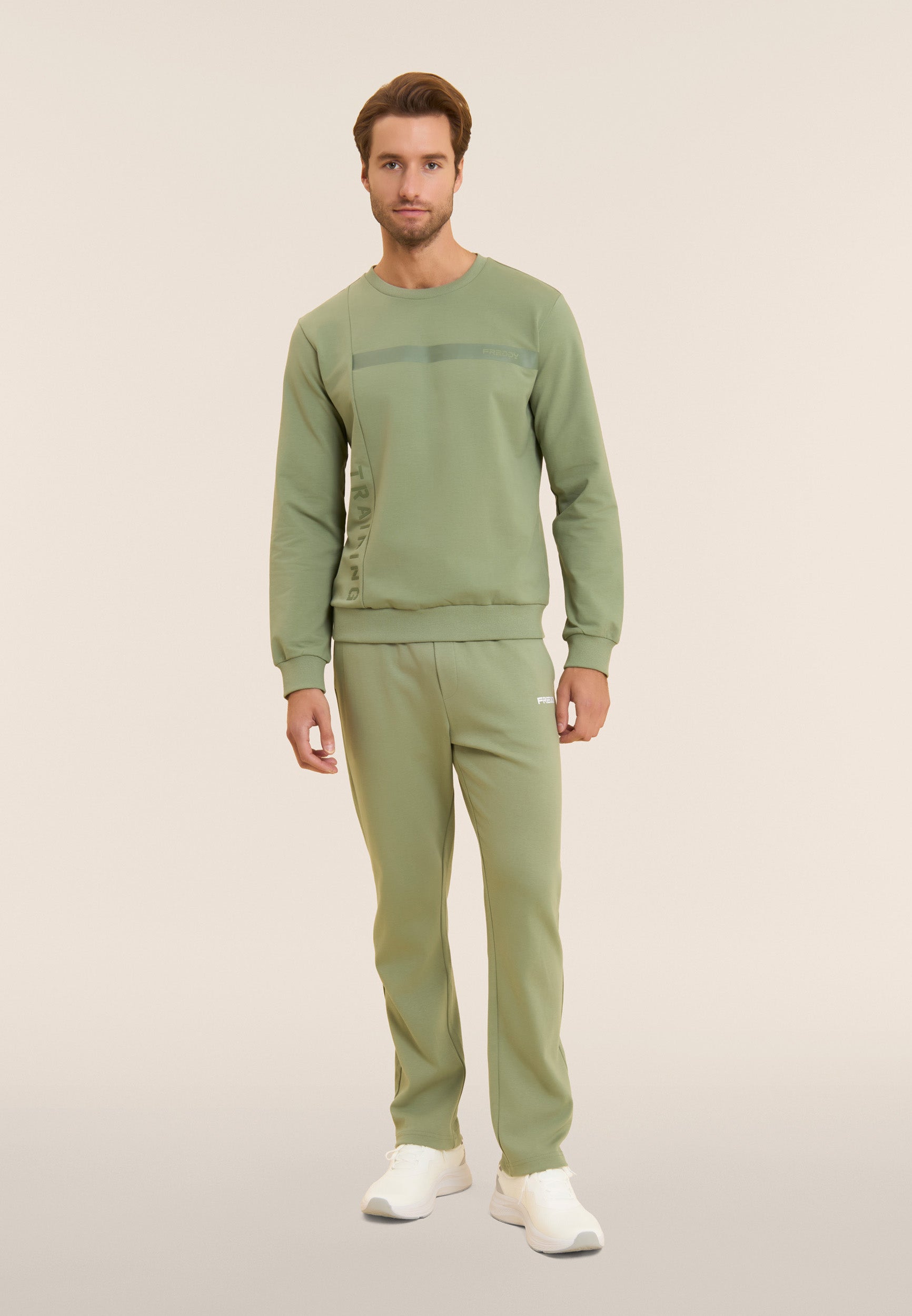 freddy-pantalon-sport-coton-interlock-jambe-droite-logo-gomm image 2