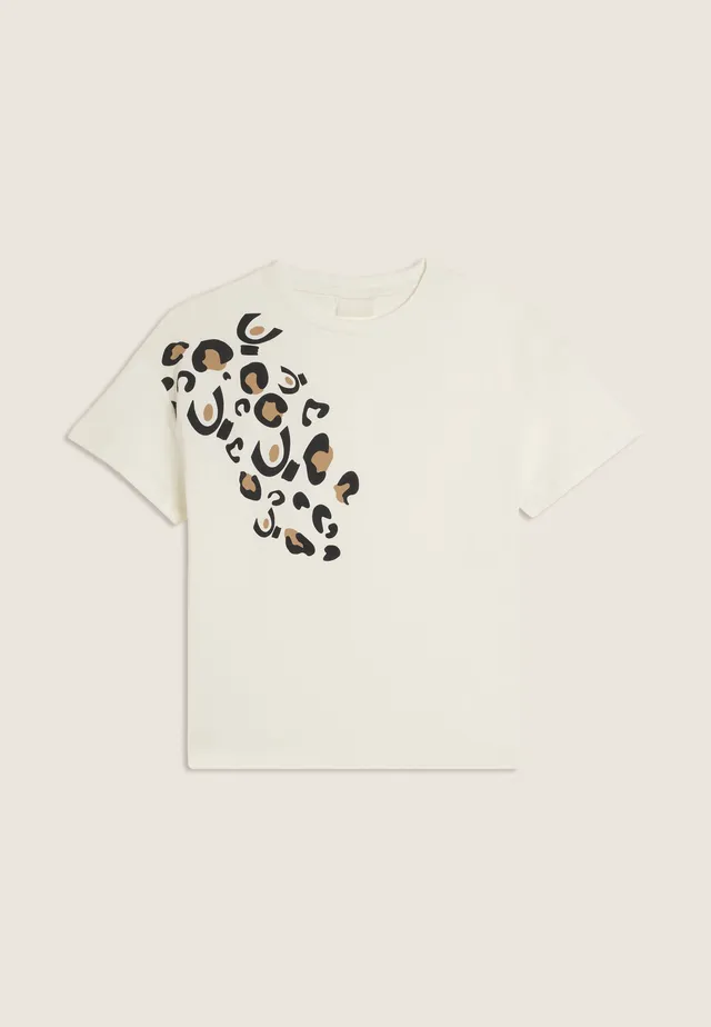freddy-t-shirt-junior-fille-regular-omino-effet-l-opard image 1