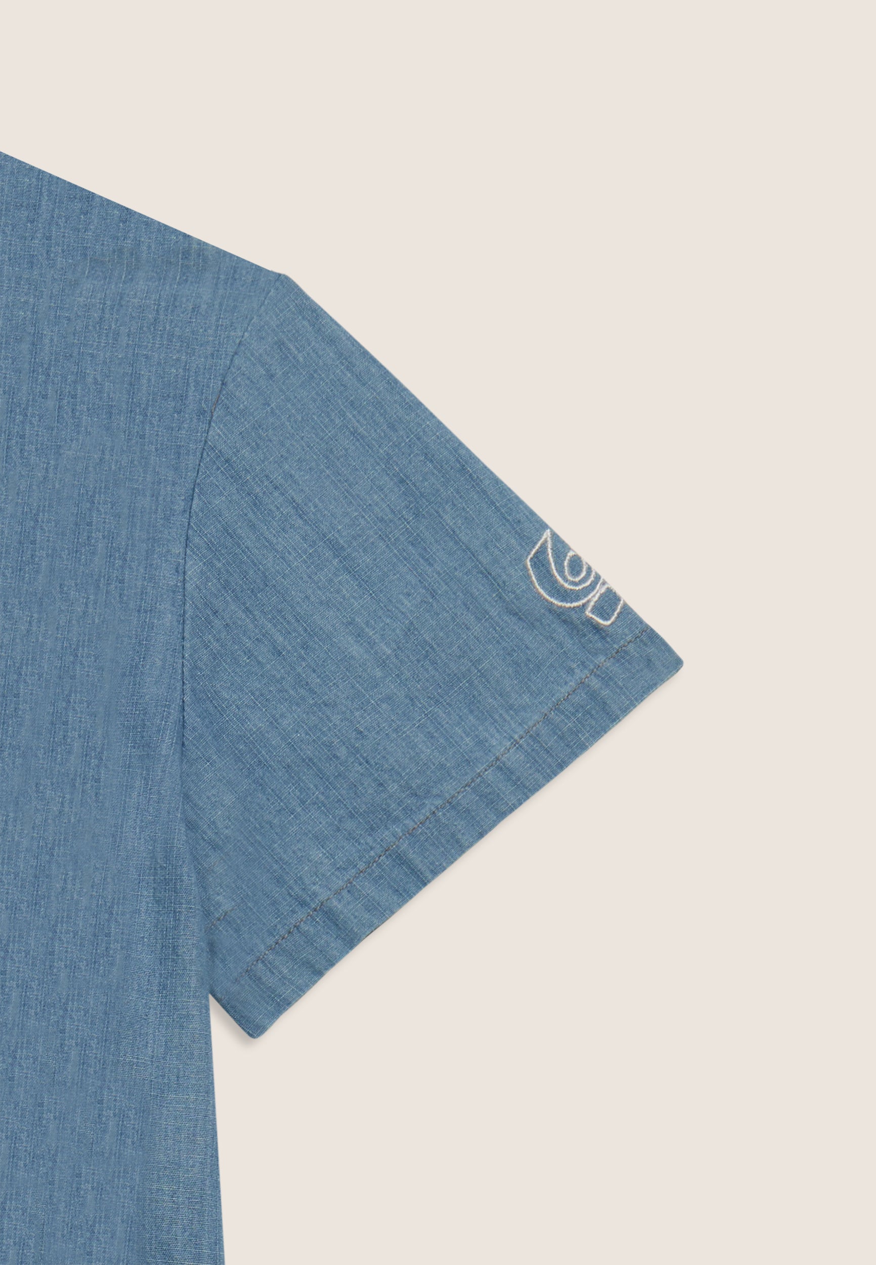freddy-chemise-cropped-fille-chambray-denim image 7