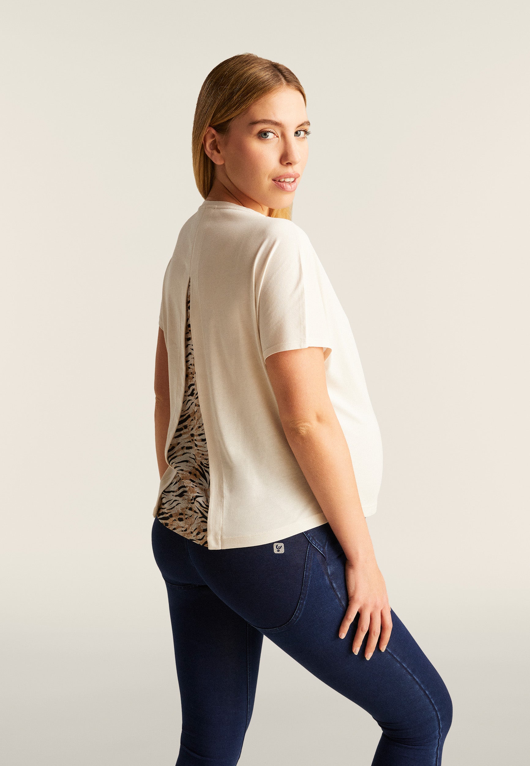 freddy-t-shirt-femme-manches-kimono-imprim-dos image 3