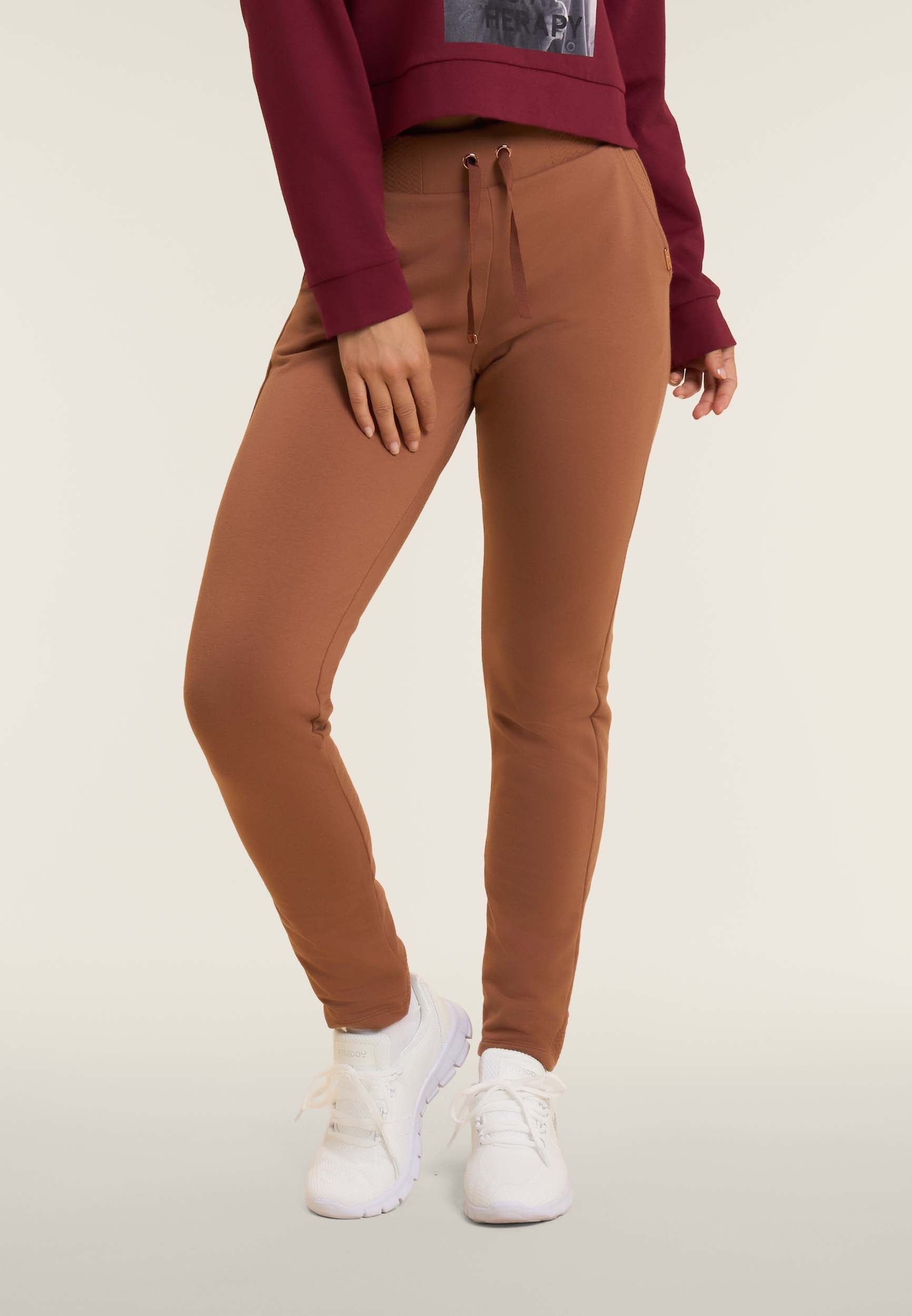 freddy-pantalon-regular-femme-modal-doux-micro-tresses image 1