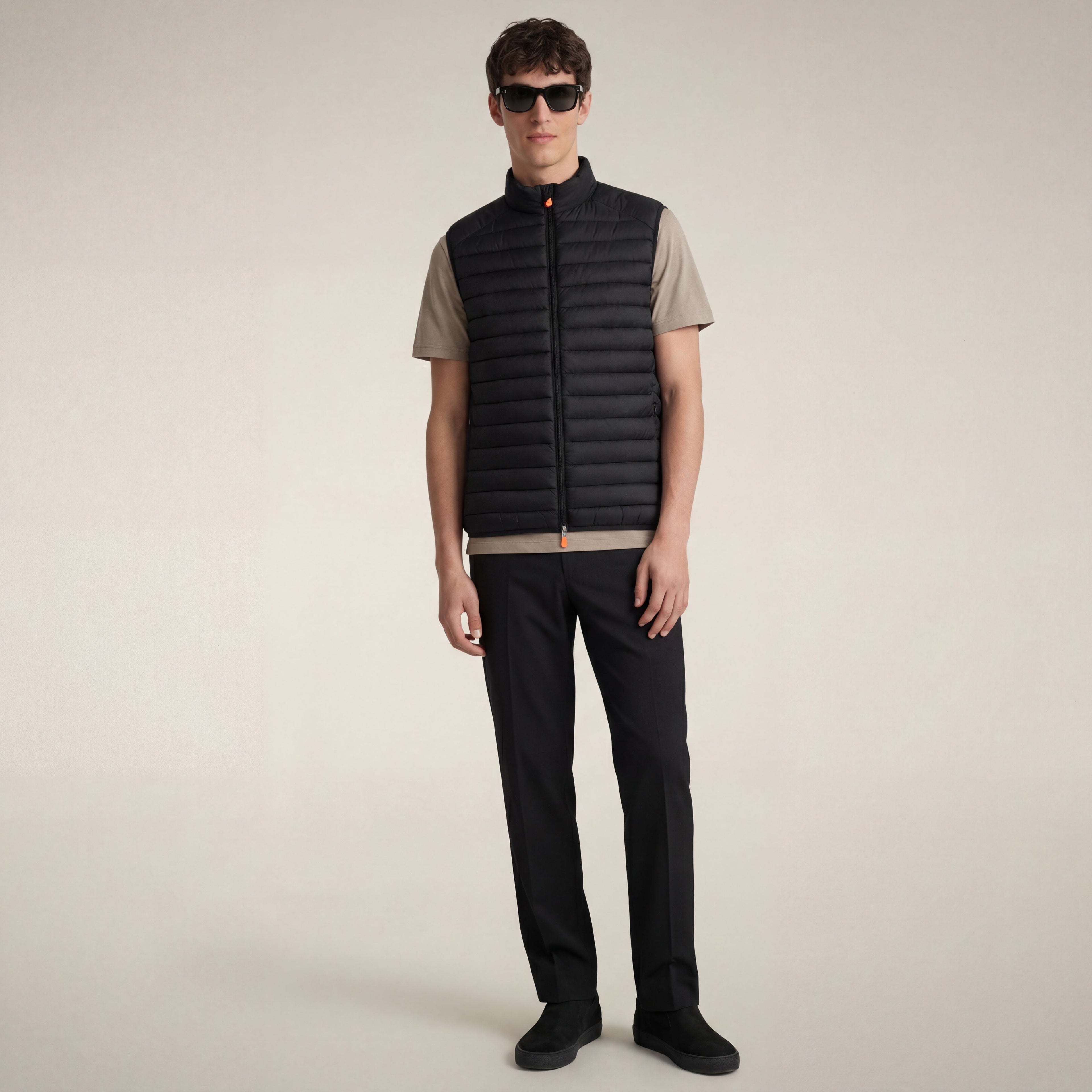 save-the-duck-adam-gilet-matelasse-homme-noir-slim image 1