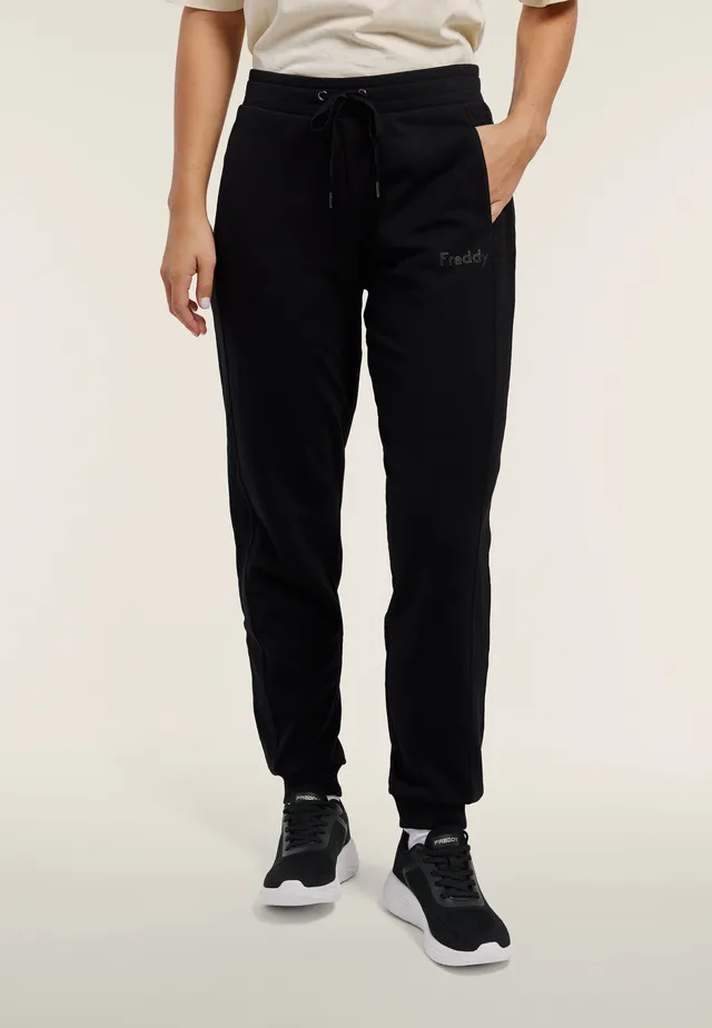 freddy-pantalon-jogger-femme-regular-molleton-coton image 1