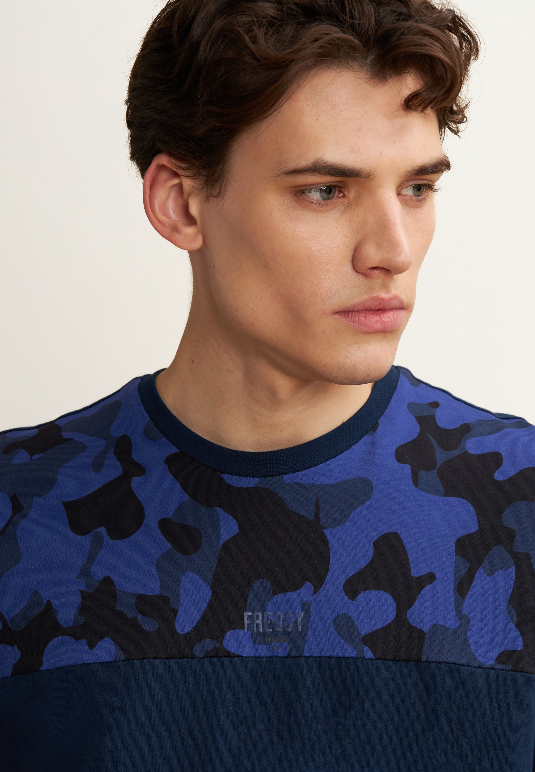 freddy-t-shirt-regular-coton-insert-camouflage image 4