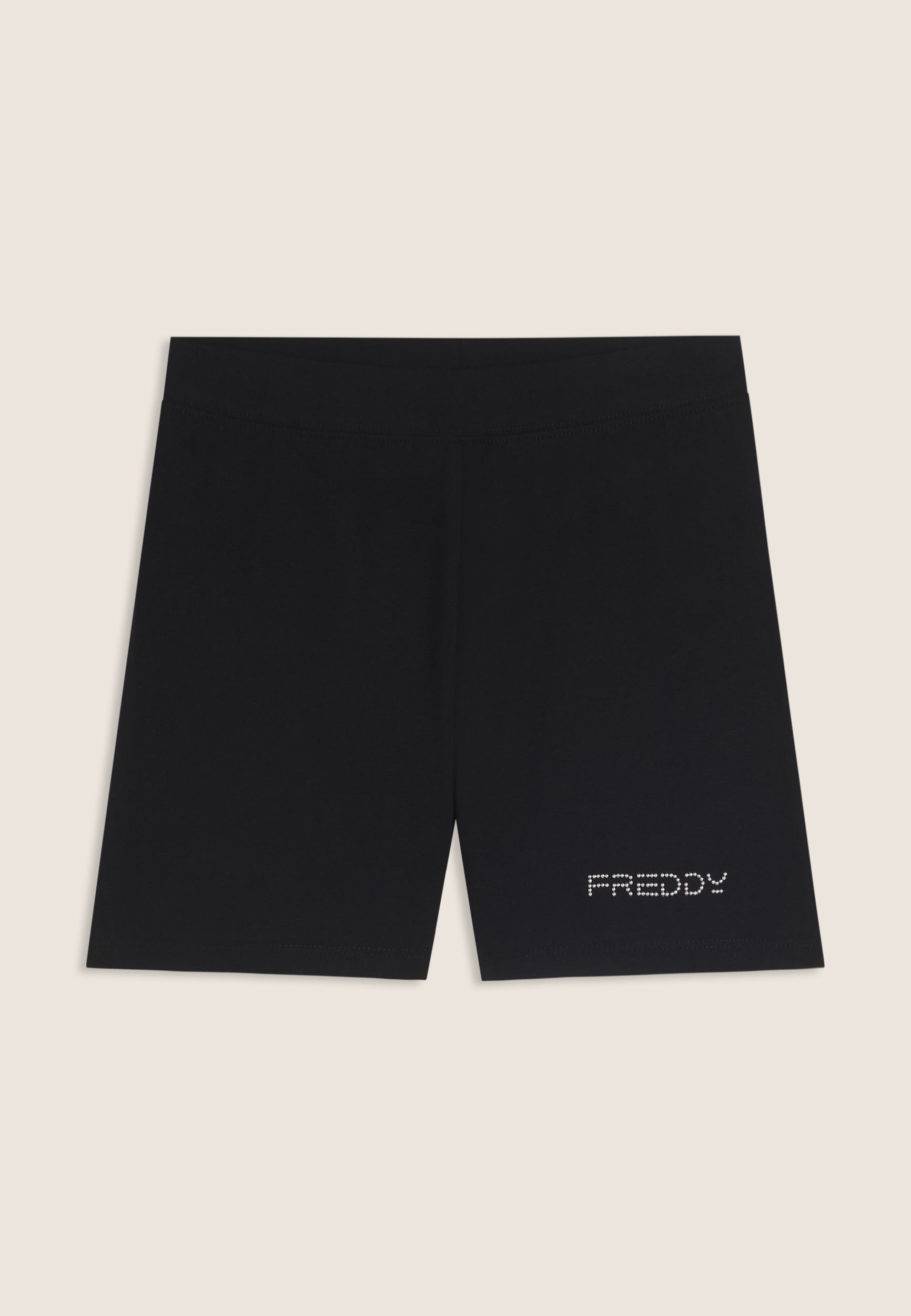 freddy-legging-short-en-jersey-lourd-stretch-avec-logo-perles-roses image 1