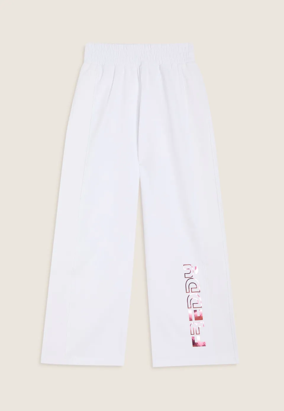 freddy-pantalon-fille-wide-leg-coton-elasticis image 1